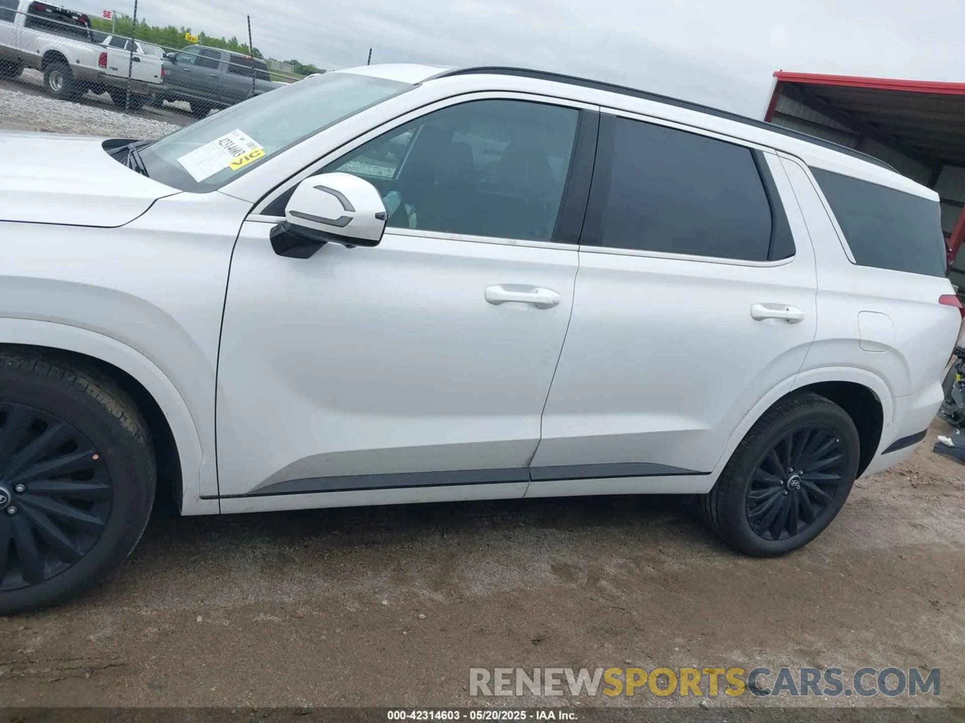 14 fotografías del automóvil dañado KM8R7DGE7SU873652 HYUNDAI PALISADE 2025