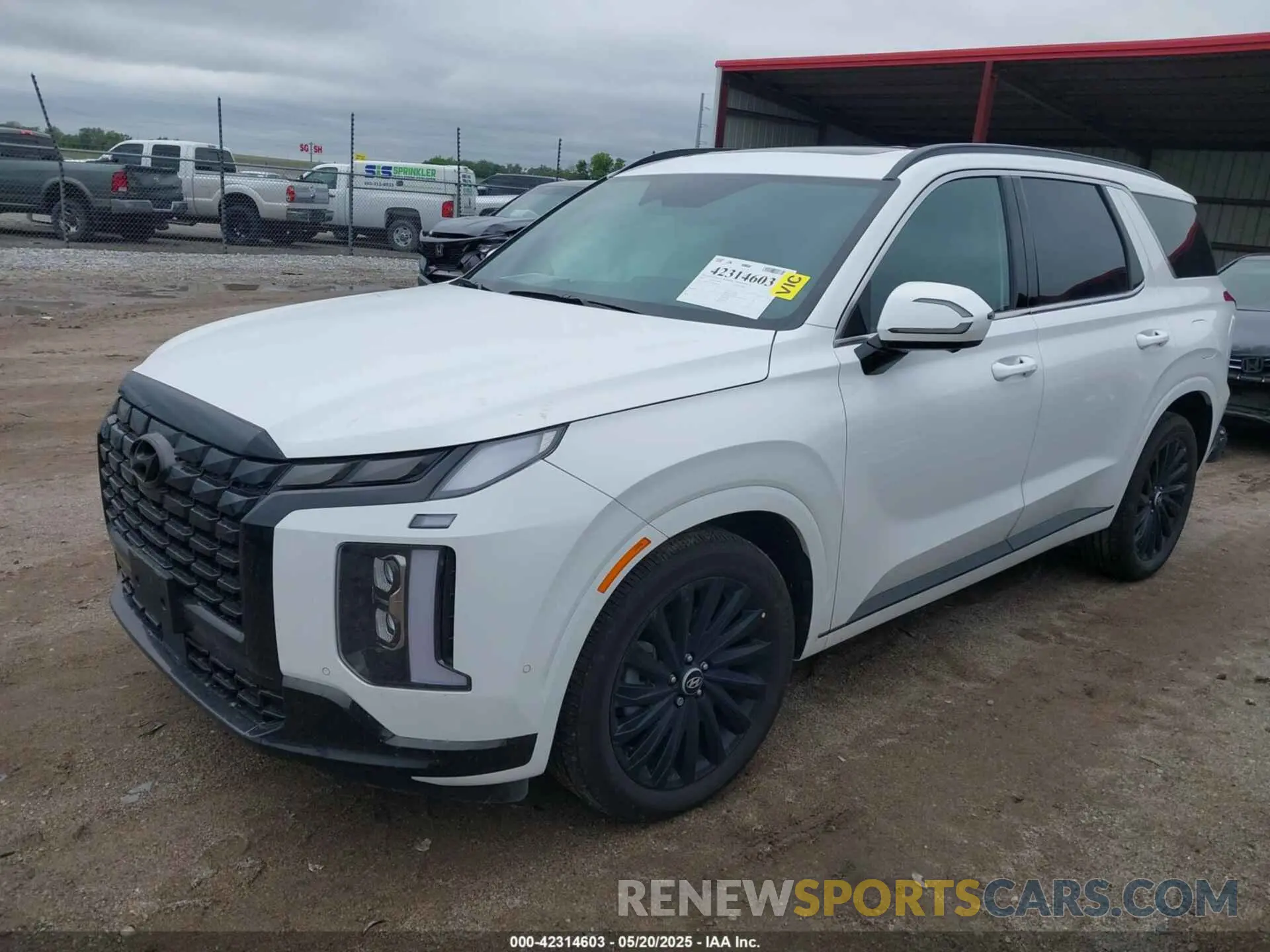 2 fotografías del automóvil dañado KM8R7DGE7SU873652 HYUNDAI PALISADE 2025