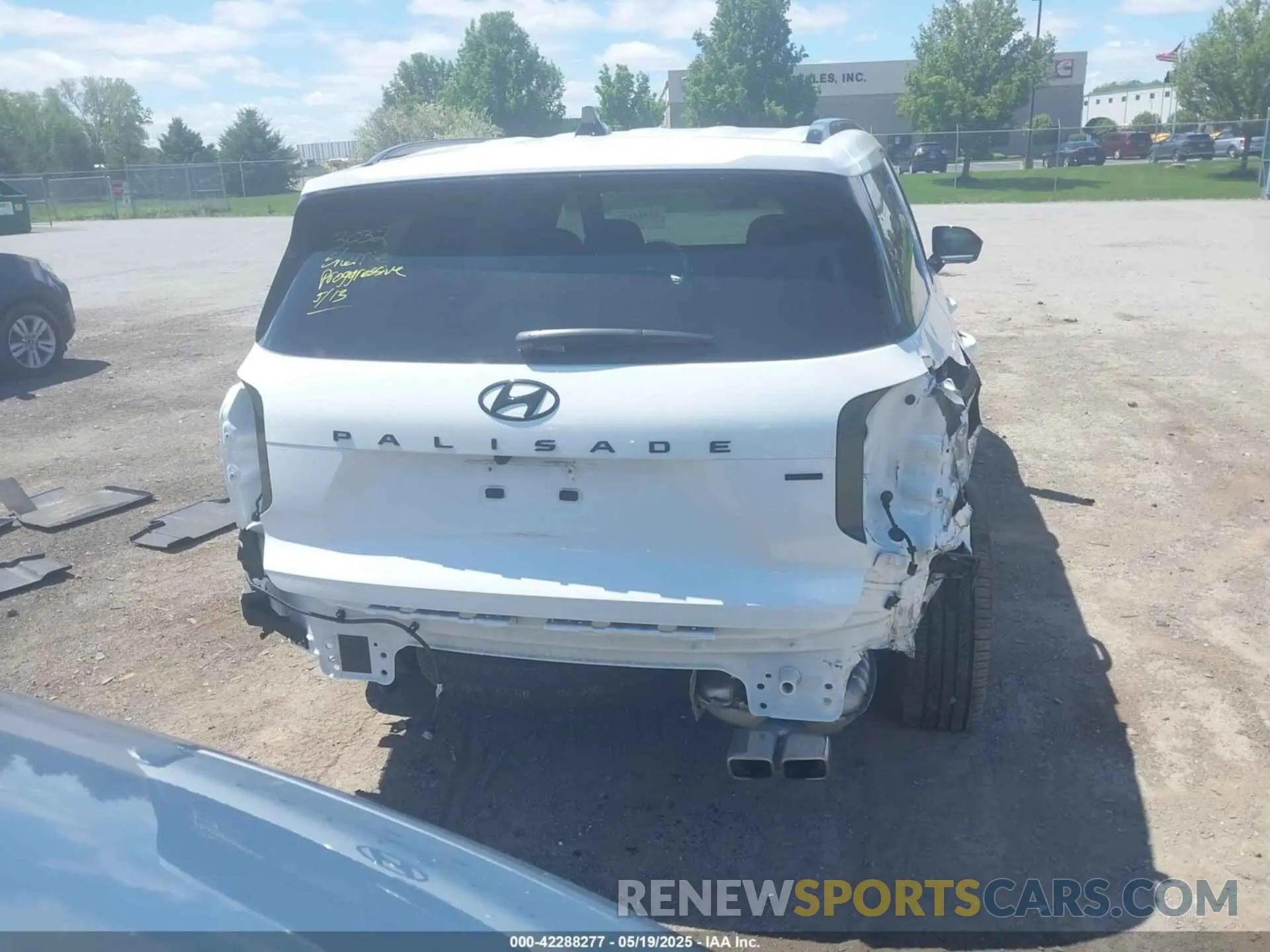 16 fotografías del automóvil dañado KM8R7DGE9SU813405 HYUNDAI PALISADE 2025