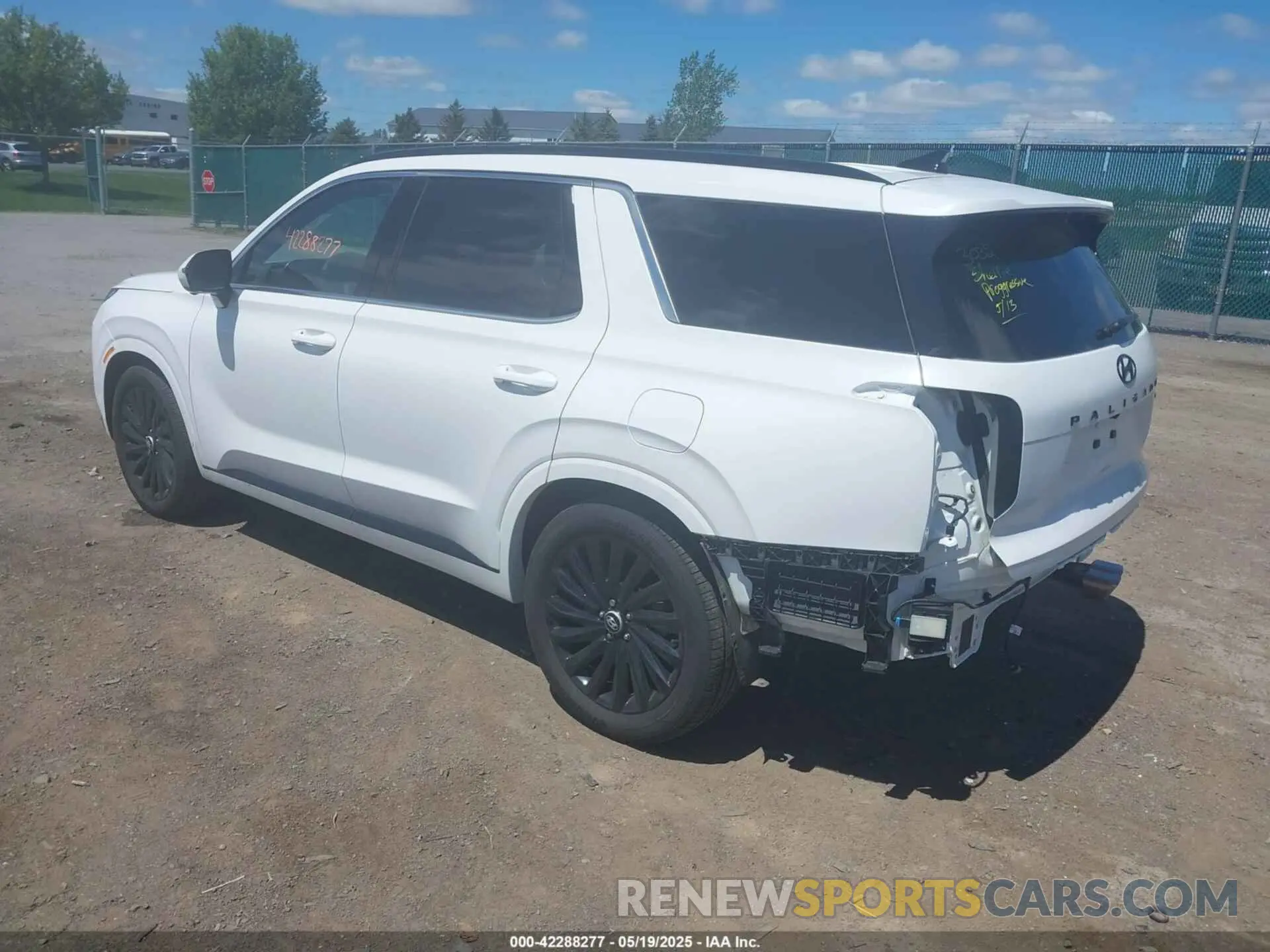 3 fotografías del automóvil dañado KM8R7DGE9SU813405 HYUNDAI PALISADE 2025