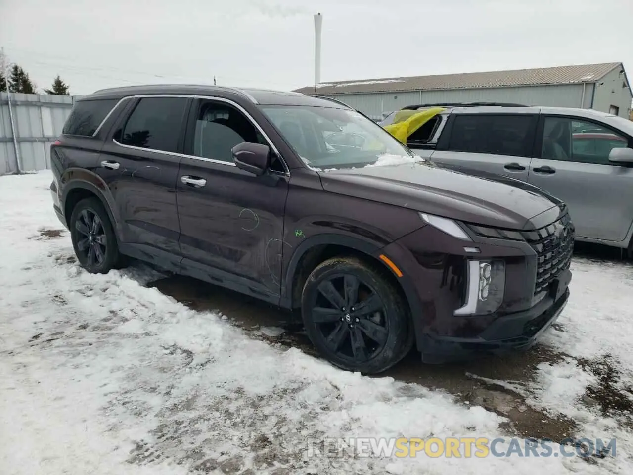 4 fotografías del automóvil dañado KM8R3DGE2PU632911 HYUNDAI PALISADE X 2023