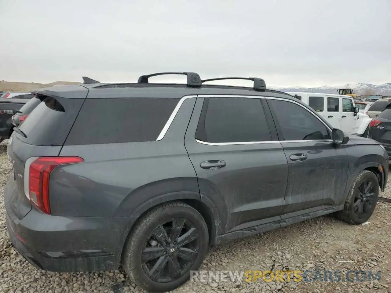 3 fotografías del automóvil dañado KM8R3DGE6PU600785 HYUNDAI PALISADE X 2023
