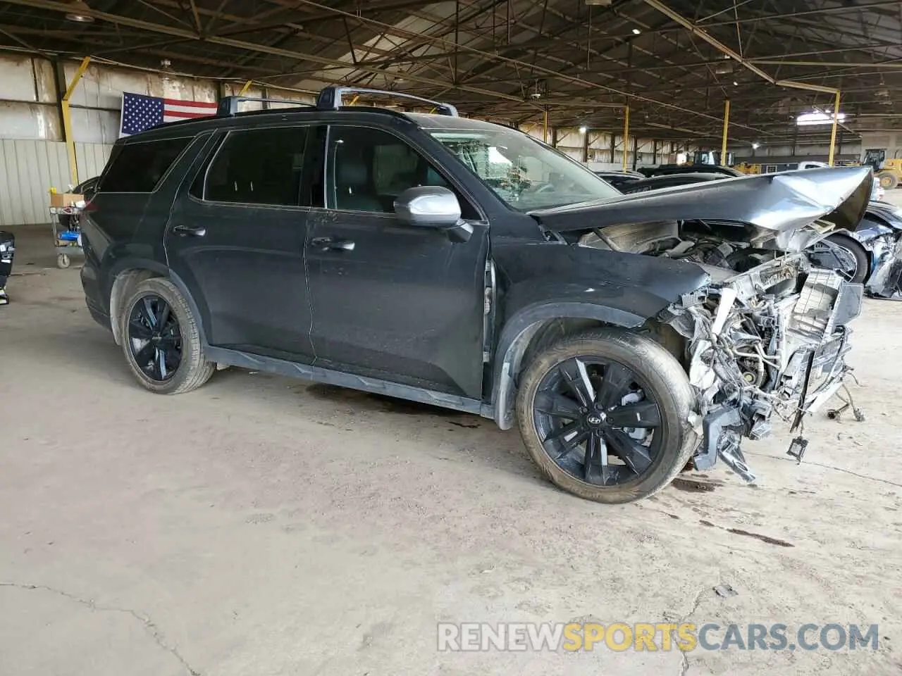 4 fotografías del automóvil dañado KM8R34GE9RU671840 HYUNDAI PALISADE X 2024