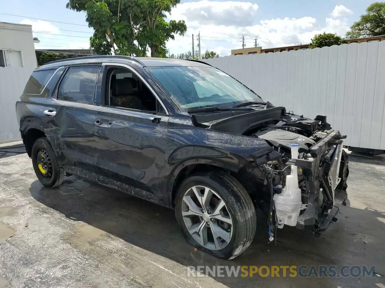 4 fotografías del automóvil dañado KM8R34GE9RU696947 HYUNDAI PALISADE X 2024