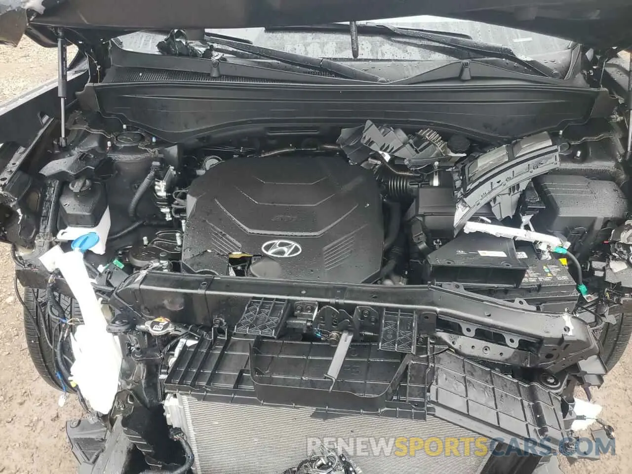 12 fotografías del automóvil dañado KM8R3DGE1RU800038 HYUNDAI PALISADE X 2024