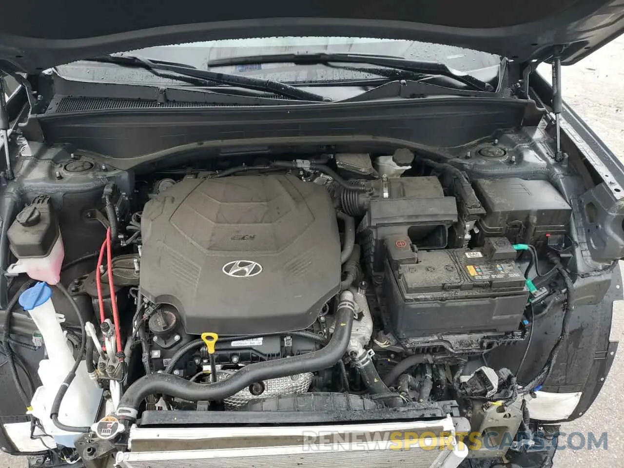12 fotografías del automóvil dañado KM8R3DGE3RU673048 HYUNDAI PALISADE X 2024