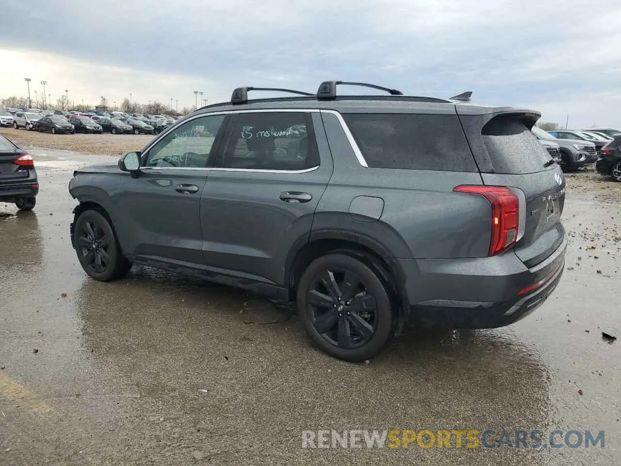 2 fotografías del automóvil dañado KM8R3DGE3RU673048 HYUNDAI PALISADE X 2024
