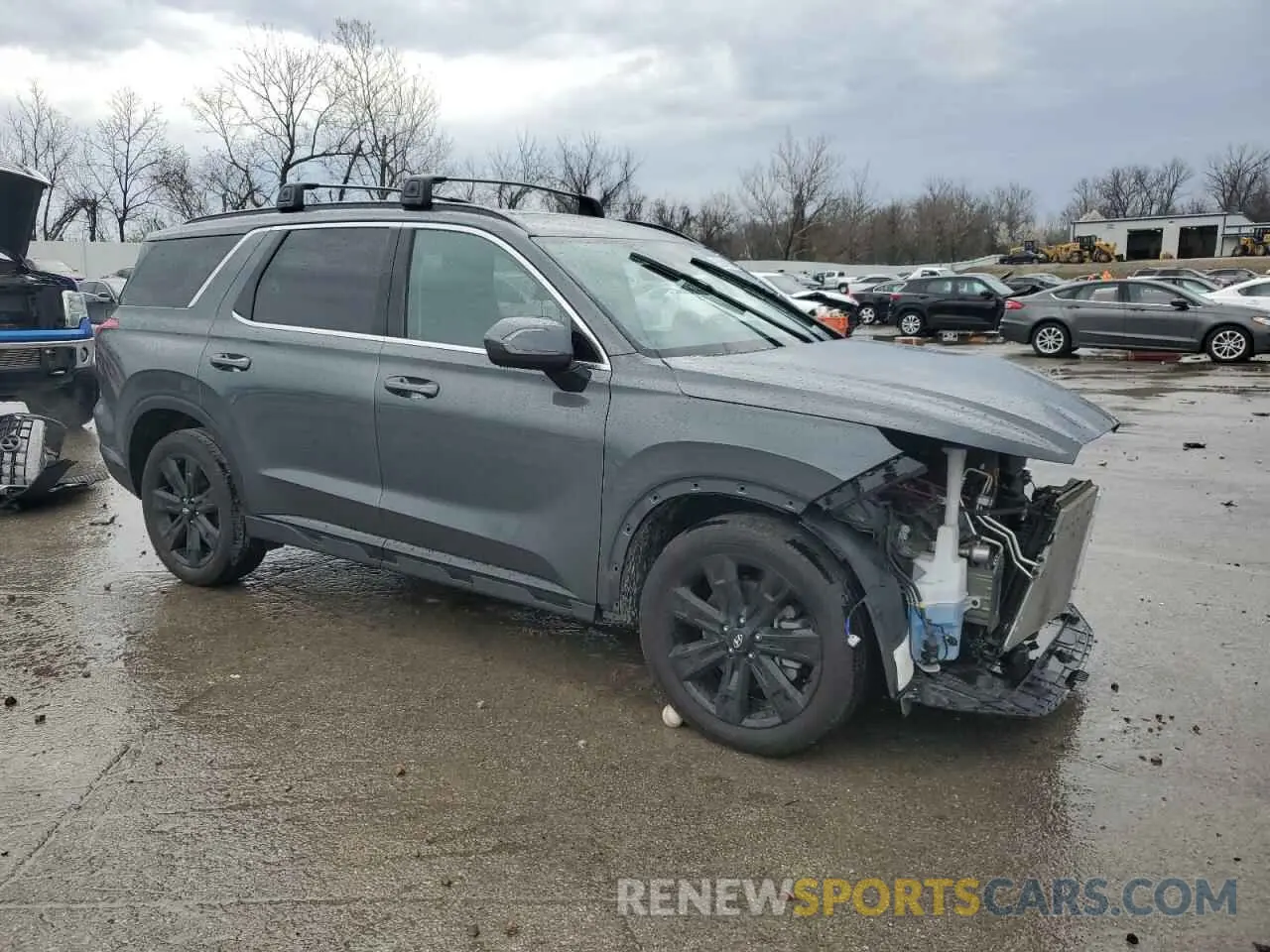 4 fotografías del automóvil dañado KM8R3DGE3RU673048 HYUNDAI PALISADE X 2024