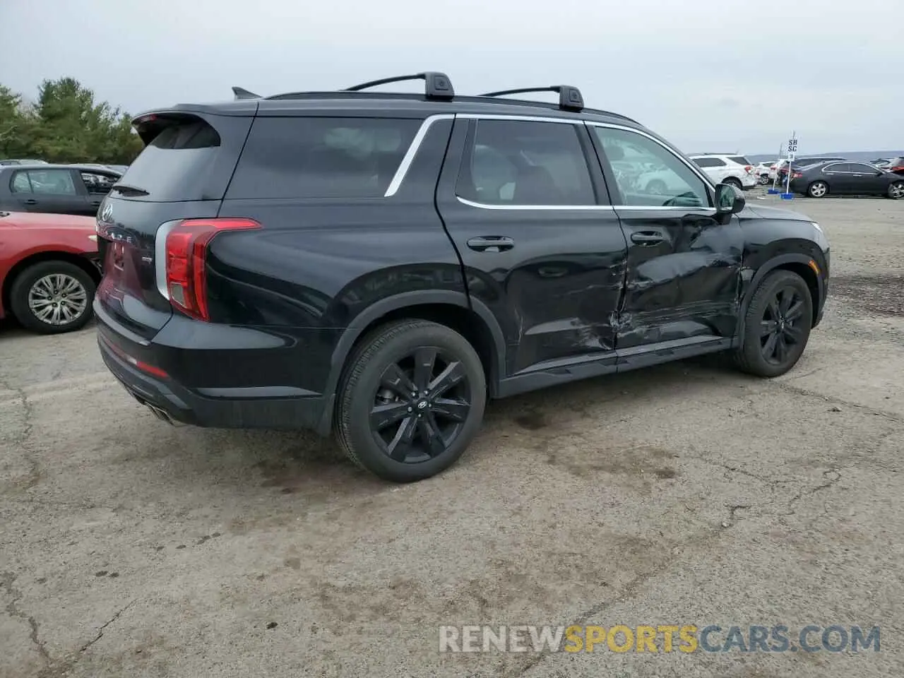3 fotografías del automóvil dañado KM8R3DGE3RU797255 HYUNDAI PALISADE X 2024