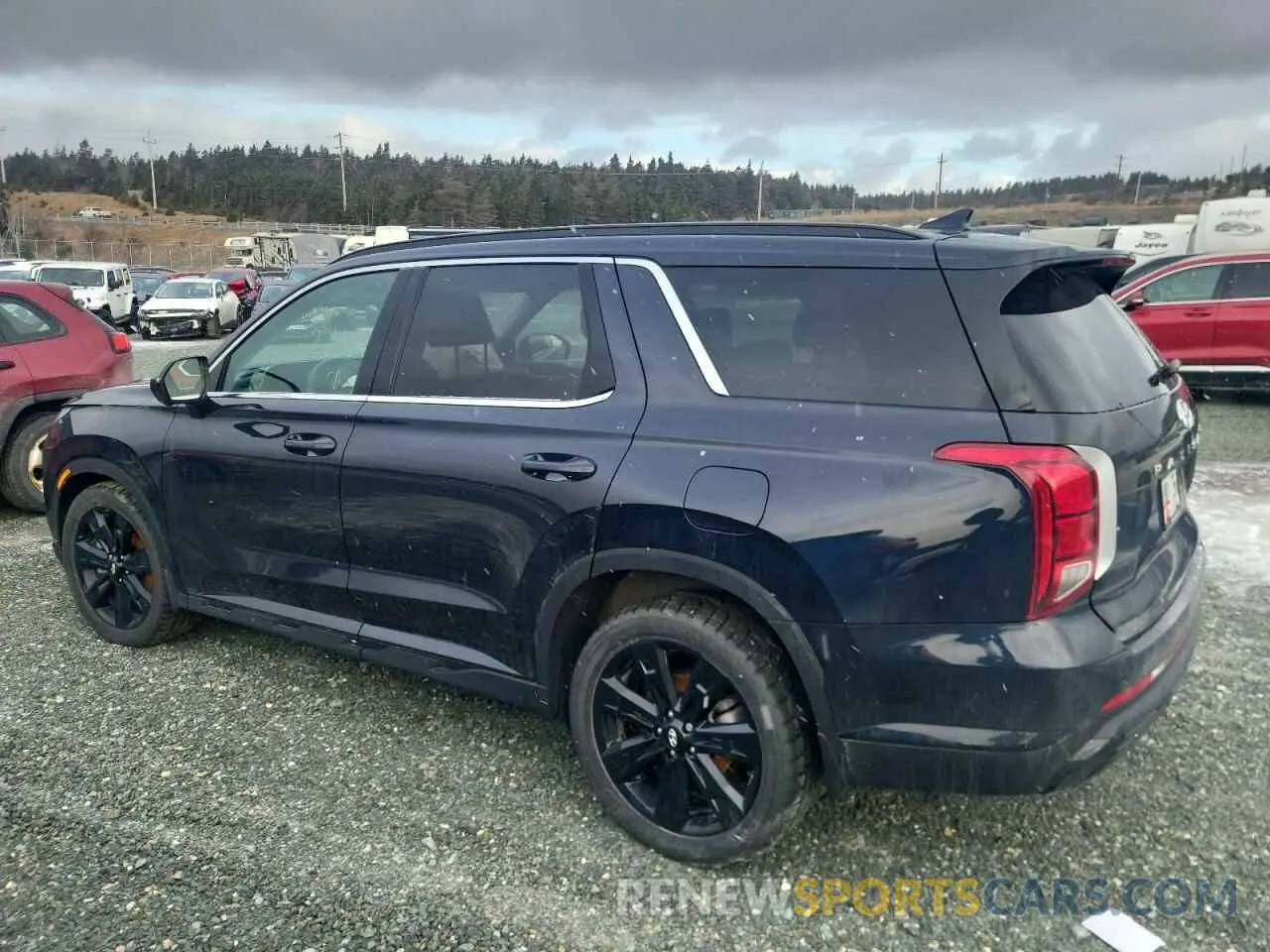 2 fotografías del automóvil dañado KM8R3DGE5RU791277 HYUNDAI PALISADE X 2024