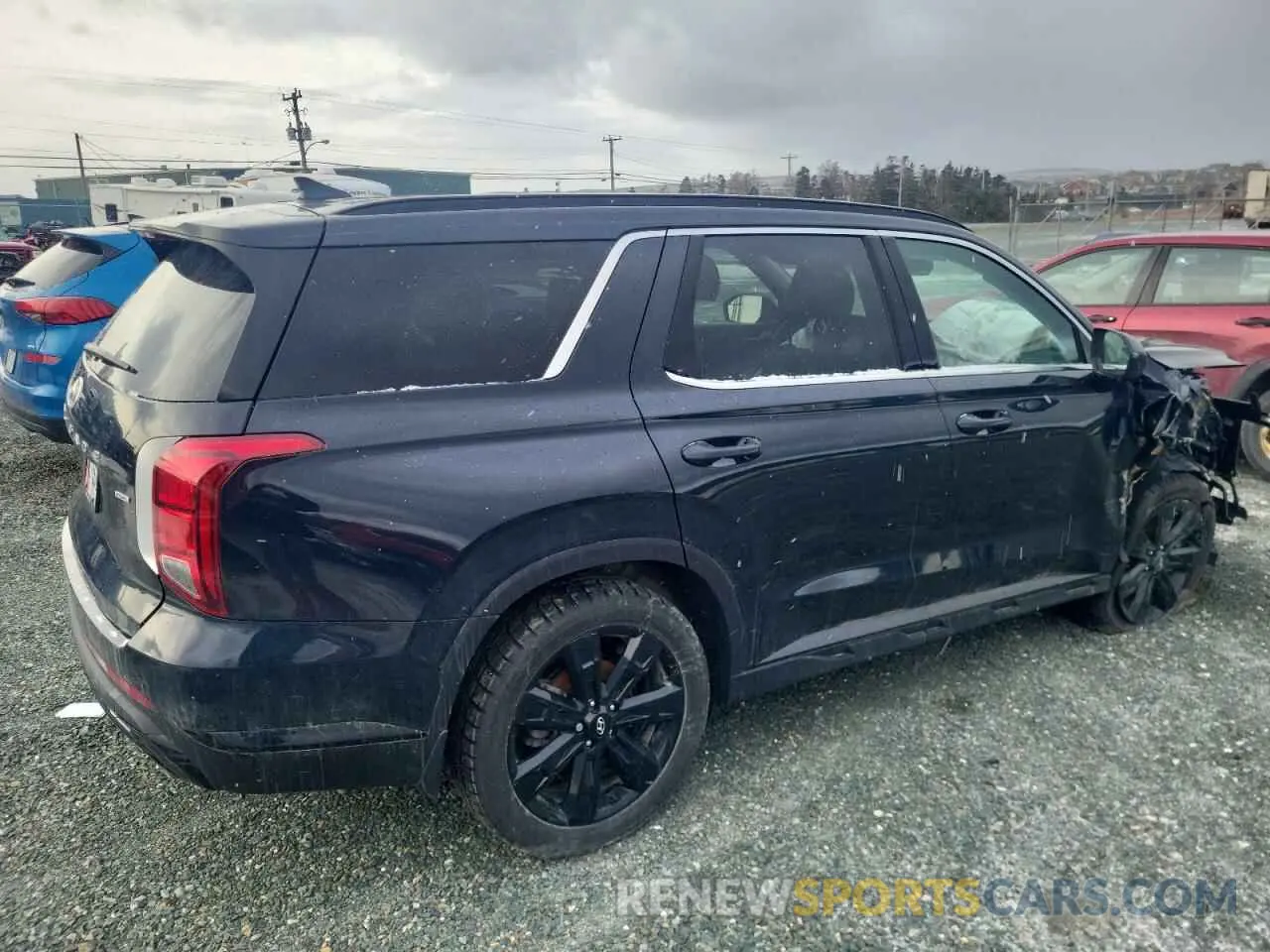 3 fotografías del automóvil dañado KM8R3DGE5RU791277 HYUNDAI PALISADE X 2024
