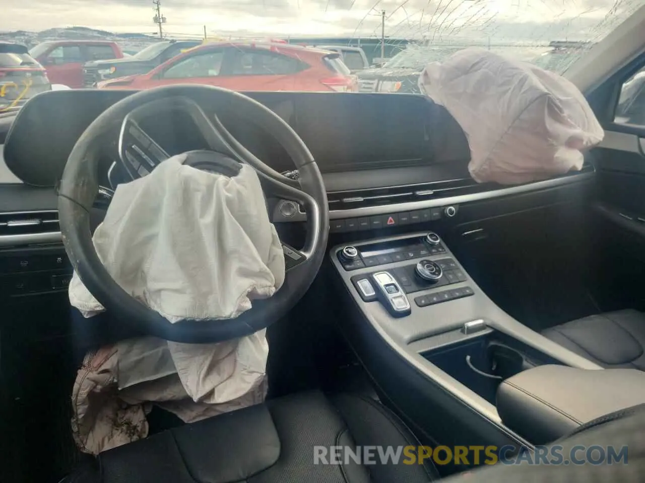 8 fotografías del automóvil dañado KM8R3DGE5RU791277 HYUNDAI PALISADE X 2024