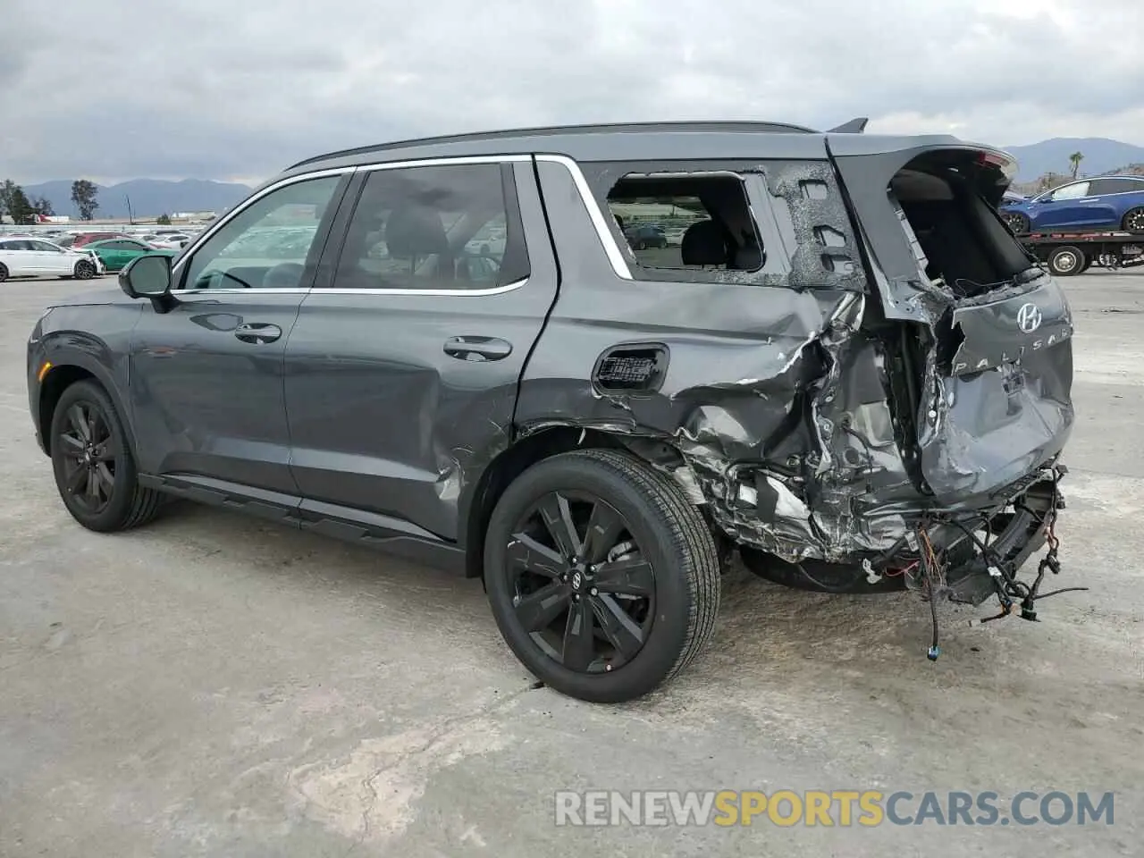2 fotografías del automóvil dañado KM8R3DGE6SU849466 HYUNDAI PALISADE X 2025