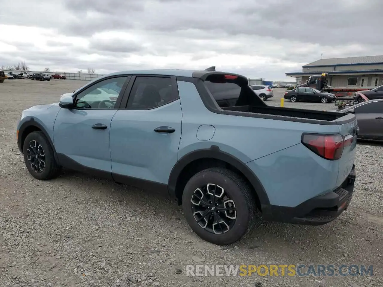 2 fotografías del automóvil dañado 5NTJADAE1NH025763 HYUNDAI SANTA CRUZ 2022