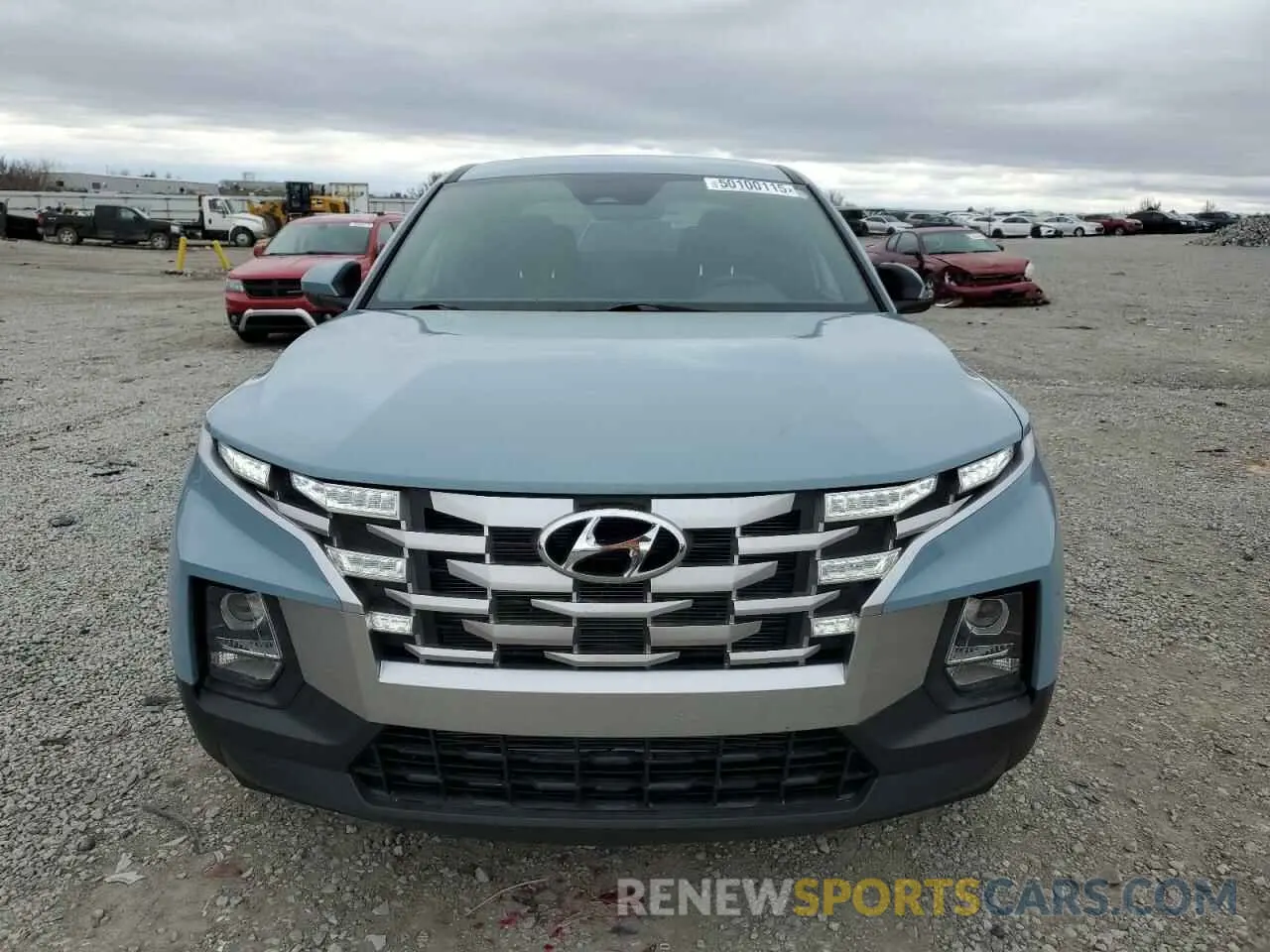 5 fotografías del automóvil dañado 5NTJADAE1NH025763 HYUNDAI SANTA CRUZ 2022