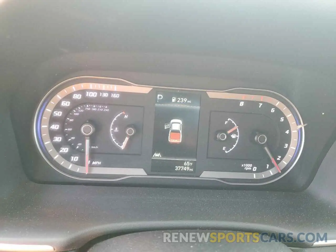 9 fotografías del automóvil dañado 5NTJADAE1NH033815 HYUNDAI SANTA CRUZ 2022