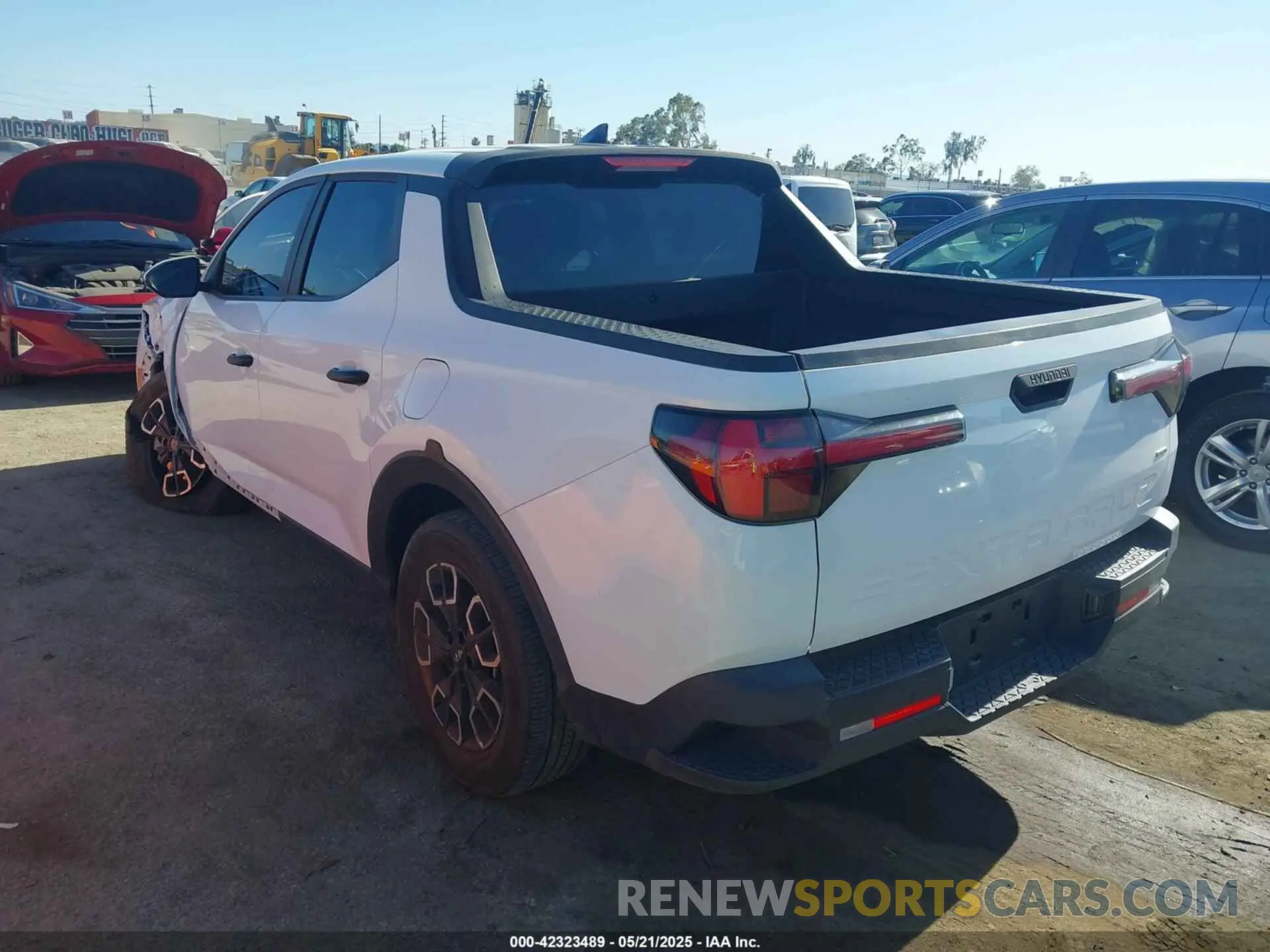 3 fotografías del automóvil dañado 5NTJADAEXNH023610 HYUNDAI SANTA CRUZ 2022