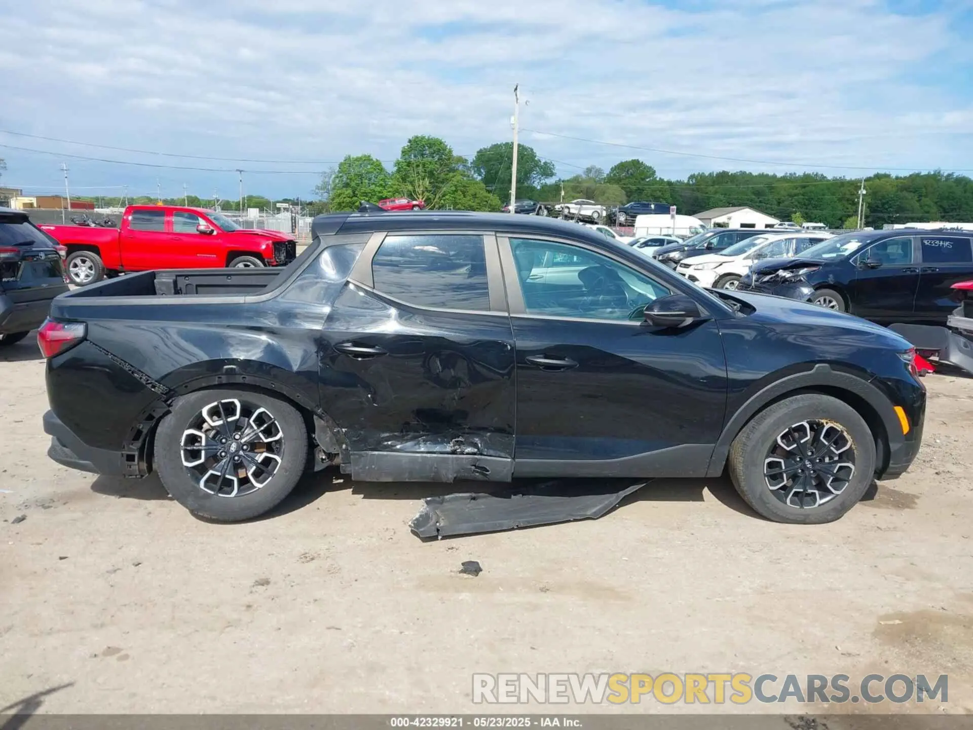 13 fotografías del automóvil dañado 5NTJBDAE2NH000464 HYUNDAI SANTA CRUZ 2022