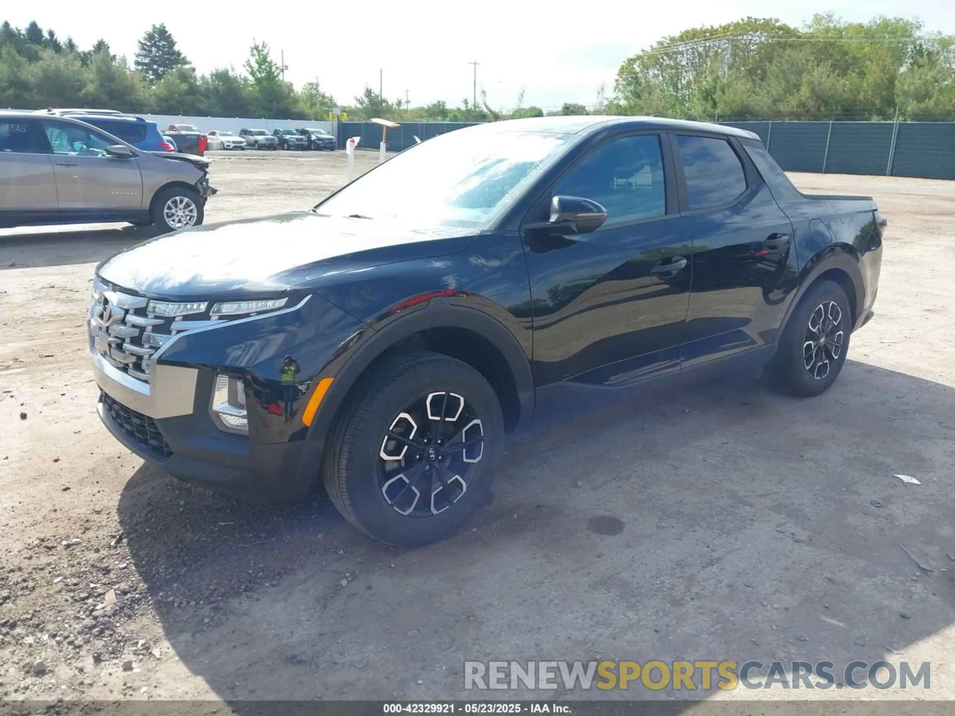 2 fotografías del automóvil dañado 5NTJBDAE2NH000464 HYUNDAI SANTA CRUZ 2022