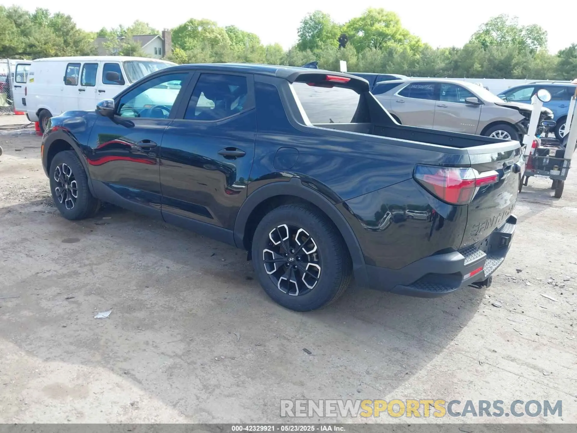 3 fotografías del automóvil dañado 5NTJBDAE2NH000464 HYUNDAI SANTA CRUZ 2022