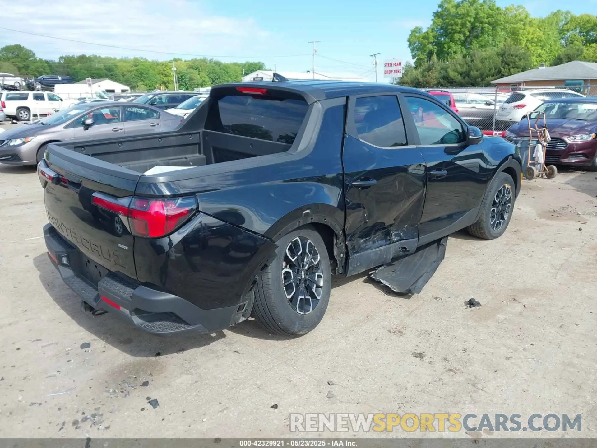 4 fotografías del automóvil dañado 5NTJBDAE2NH000464 HYUNDAI SANTA CRUZ 2022