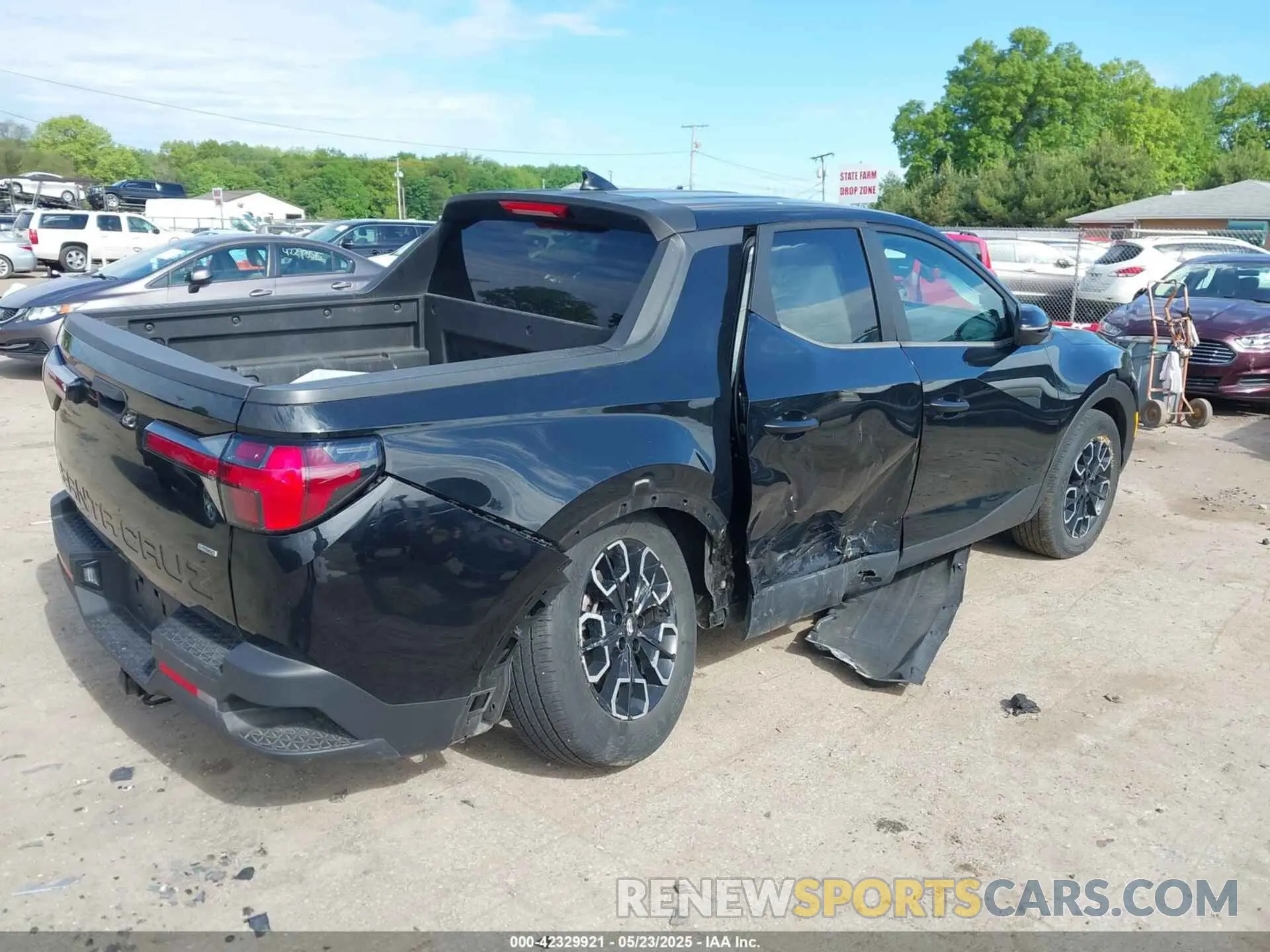 6 fotografías del automóvil dañado 5NTJBDAE2NH000464 HYUNDAI SANTA CRUZ 2022