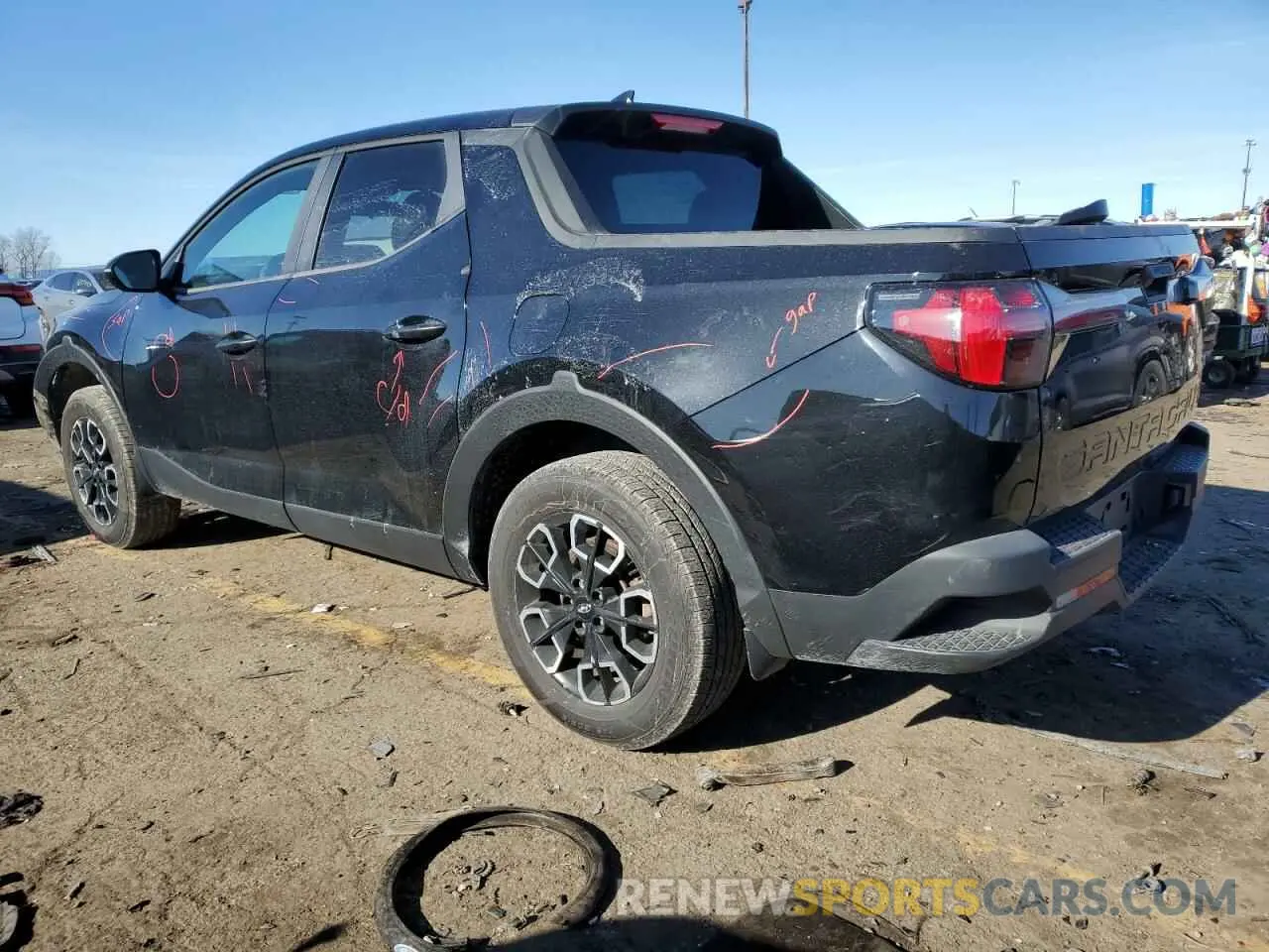 2 fotografías del automóvil dañado 5NTJBDAE5NH010115 HYUNDAI SANTA CRUZ 2022