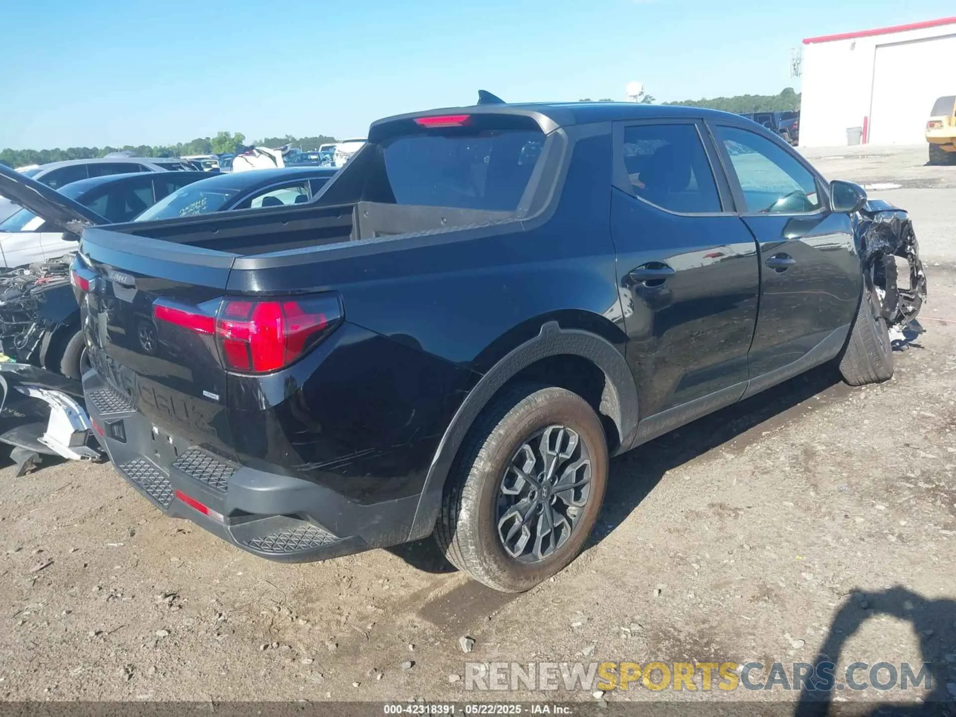4 fotografías del automóvil dañado 5NTJBDAE6NH012987 HYUNDAI SANTA CRUZ 2022