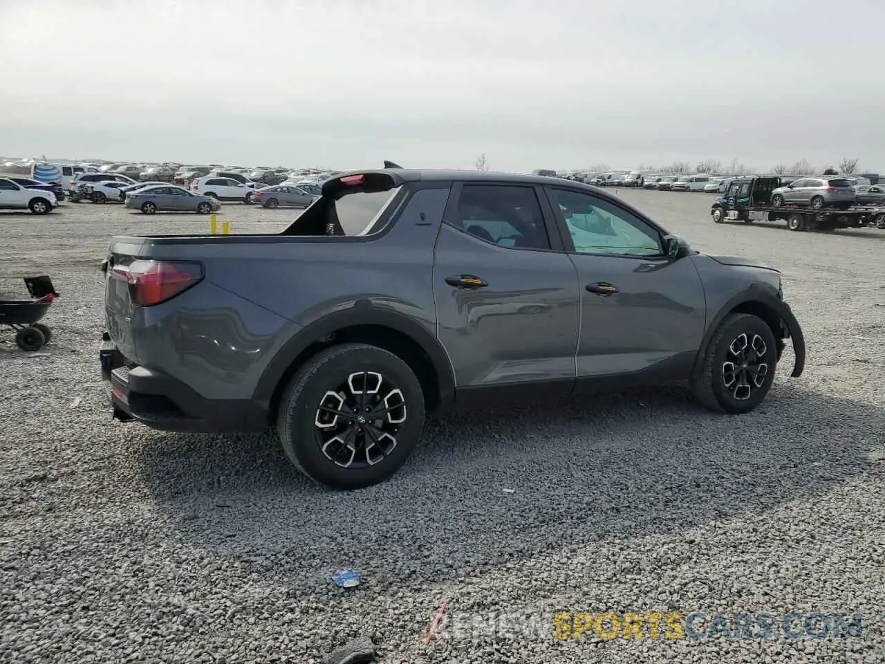 3 fotografías del automóvil dañado 5NTJBDAE9NH032912 HYUNDAI SANTA CRUZ 2022