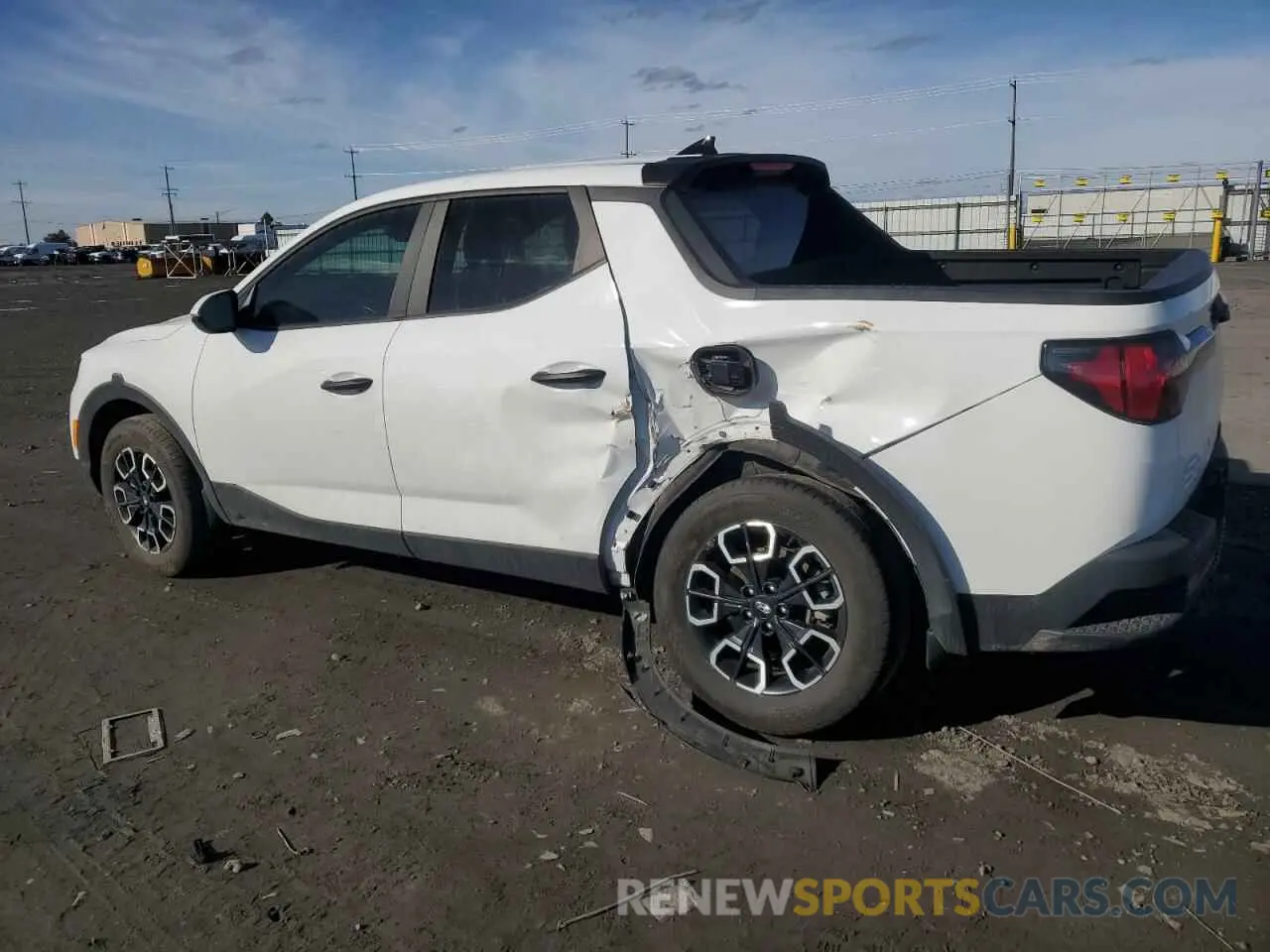 2 fotografías del automóvil dañado 5NTJBDAEXNH020980 HYUNDAI SANTA CRUZ 2022