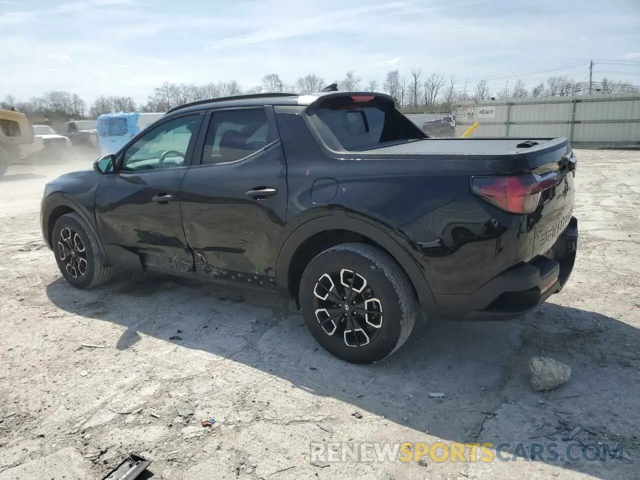 2 fotografías del automóvil dañado 5NTJCDAE1NH002753 HYUNDAI SANTA CRUZ 2022