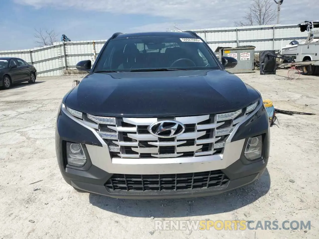 5 fotografías del automóvil dañado 5NTJCDAE1NH002753 HYUNDAI SANTA CRUZ 2022