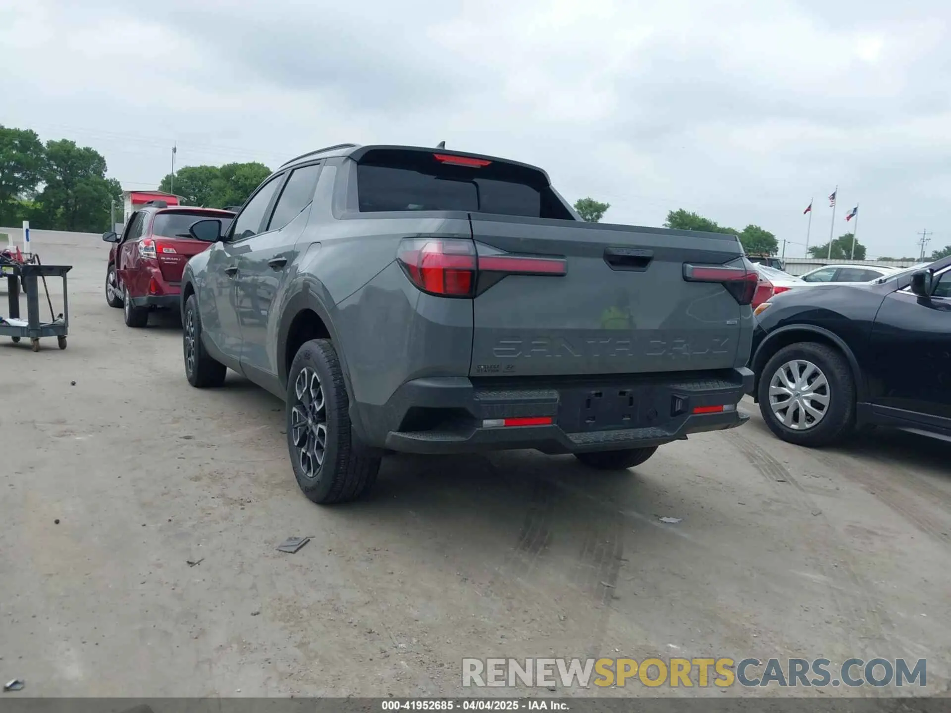 3 fotografías del automóvil dañado 5NTJCDAE1NH039351 HYUNDAI SANTA CRUZ 2022