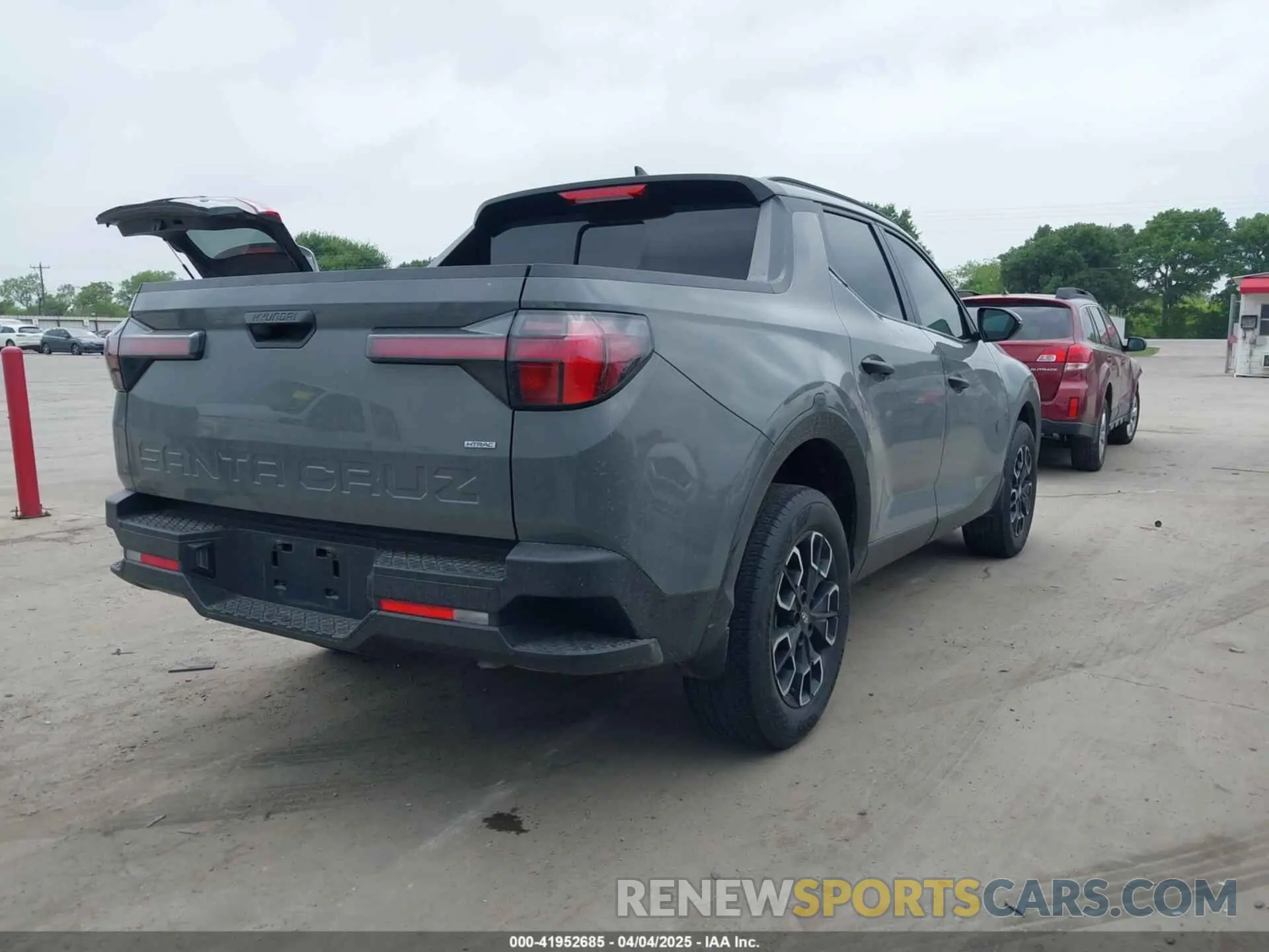 4 fotografías del automóvil dañado 5NTJCDAE1NH039351 HYUNDAI SANTA CRUZ 2022
