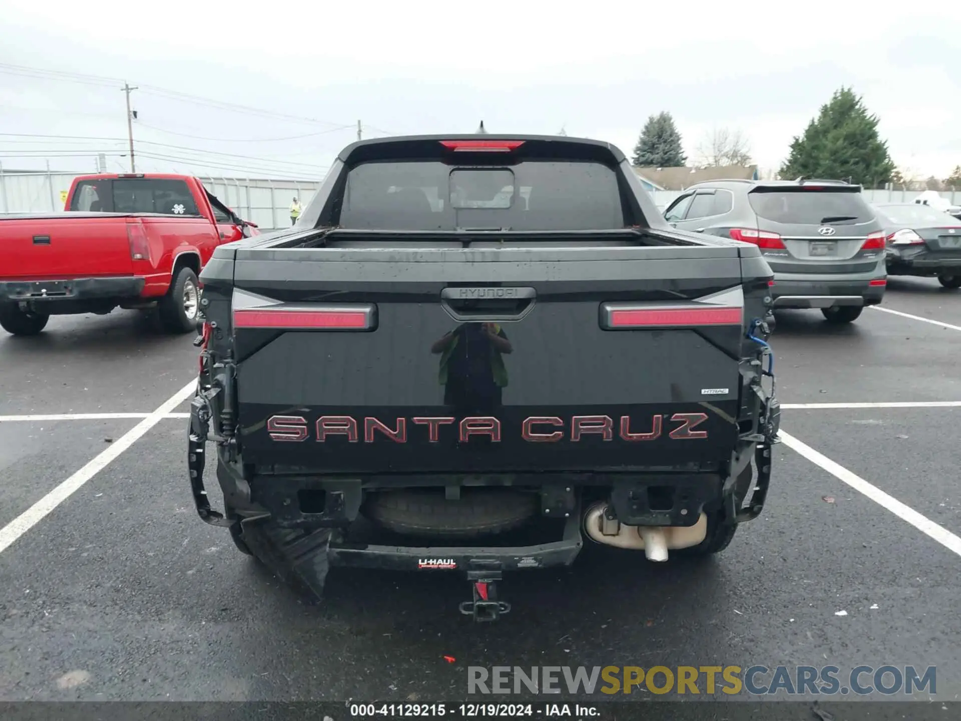 17 fotografías del automóvil dañado 5NTJCDAE2NH011266 HYUNDAI SANTA CRUZ 2022
