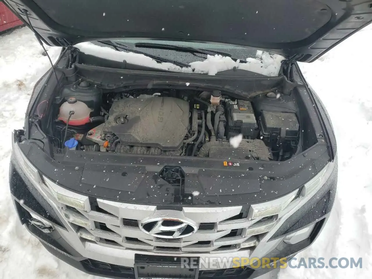 12 fotografías del automóvil dañado 5NTJCDAE3NH032708 HYUNDAI SANTA CRUZ 2022