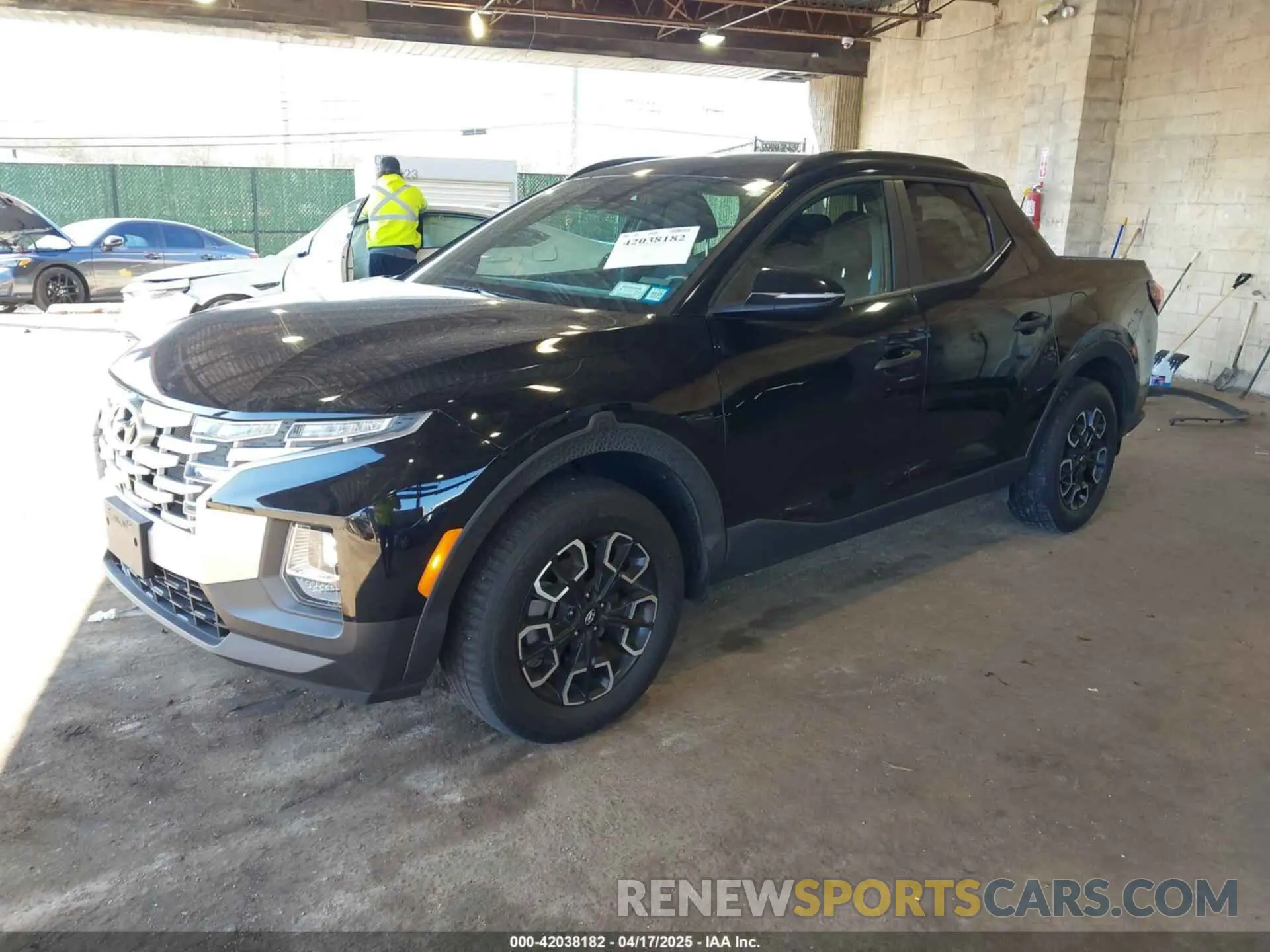 2 fotografías del automóvil dañado 5NTJCDAE7NH018858 HYUNDAI SANTA CRUZ 2022