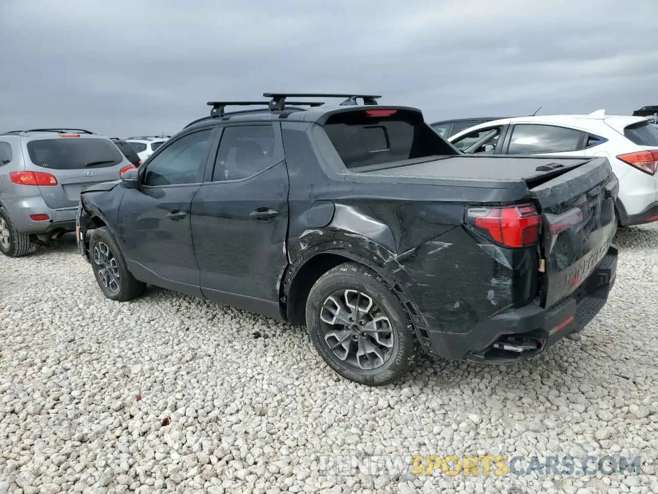 2 fotografías del automóvil dañado 5NTJDDAF7NH030210 HYUNDAI SANTA CRUZ 2022