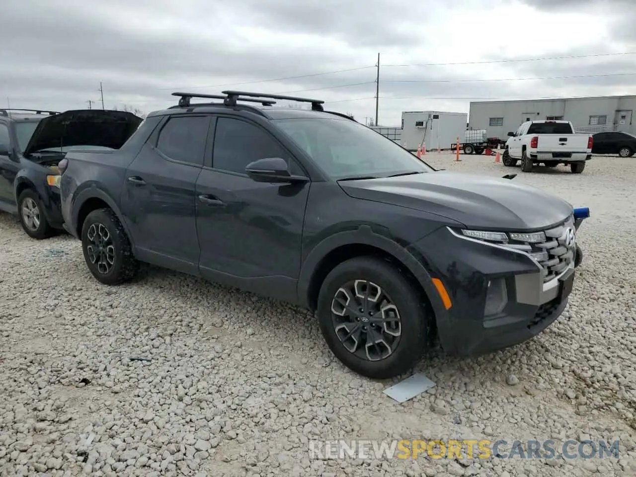 4 fotografías del automóvil dañado 5NTJDDAF7NH030210 HYUNDAI SANTA CRUZ 2022
