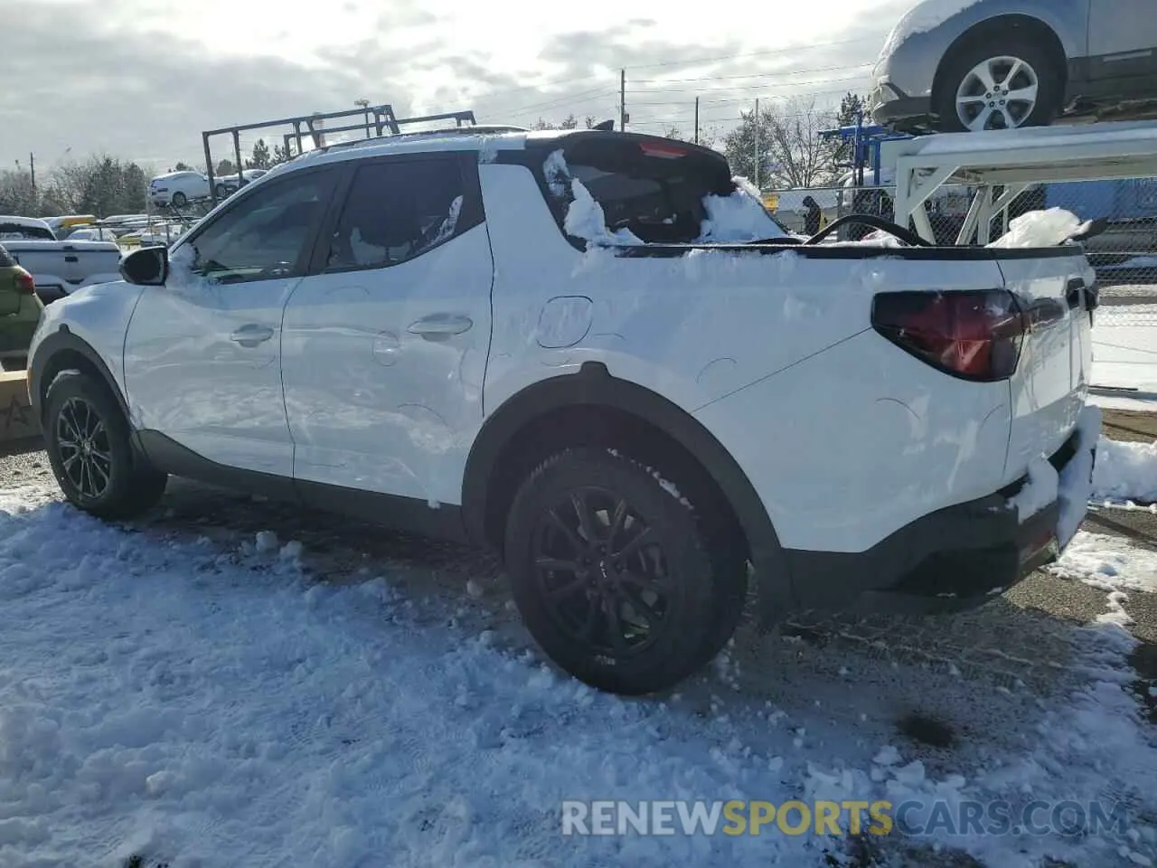2 fotografías del automóvil dañado 5NTJEDAF0NH002701 HYUNDAI SANTA CRUZ 2022