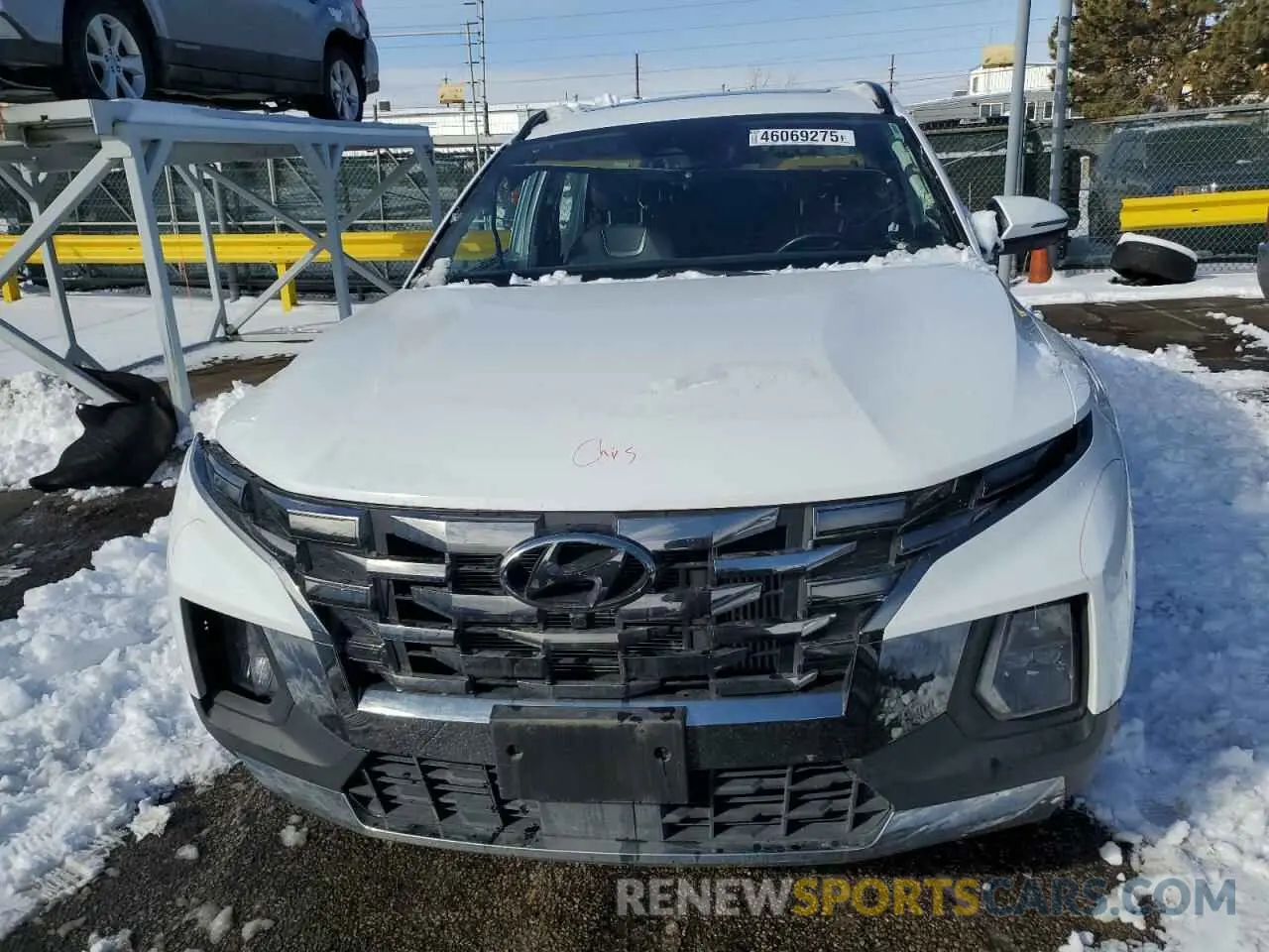 5 fotografías del automóvil dañado 5NTJEDAF0NH002701 HYUNDAI SANTA CRUZ 2022
