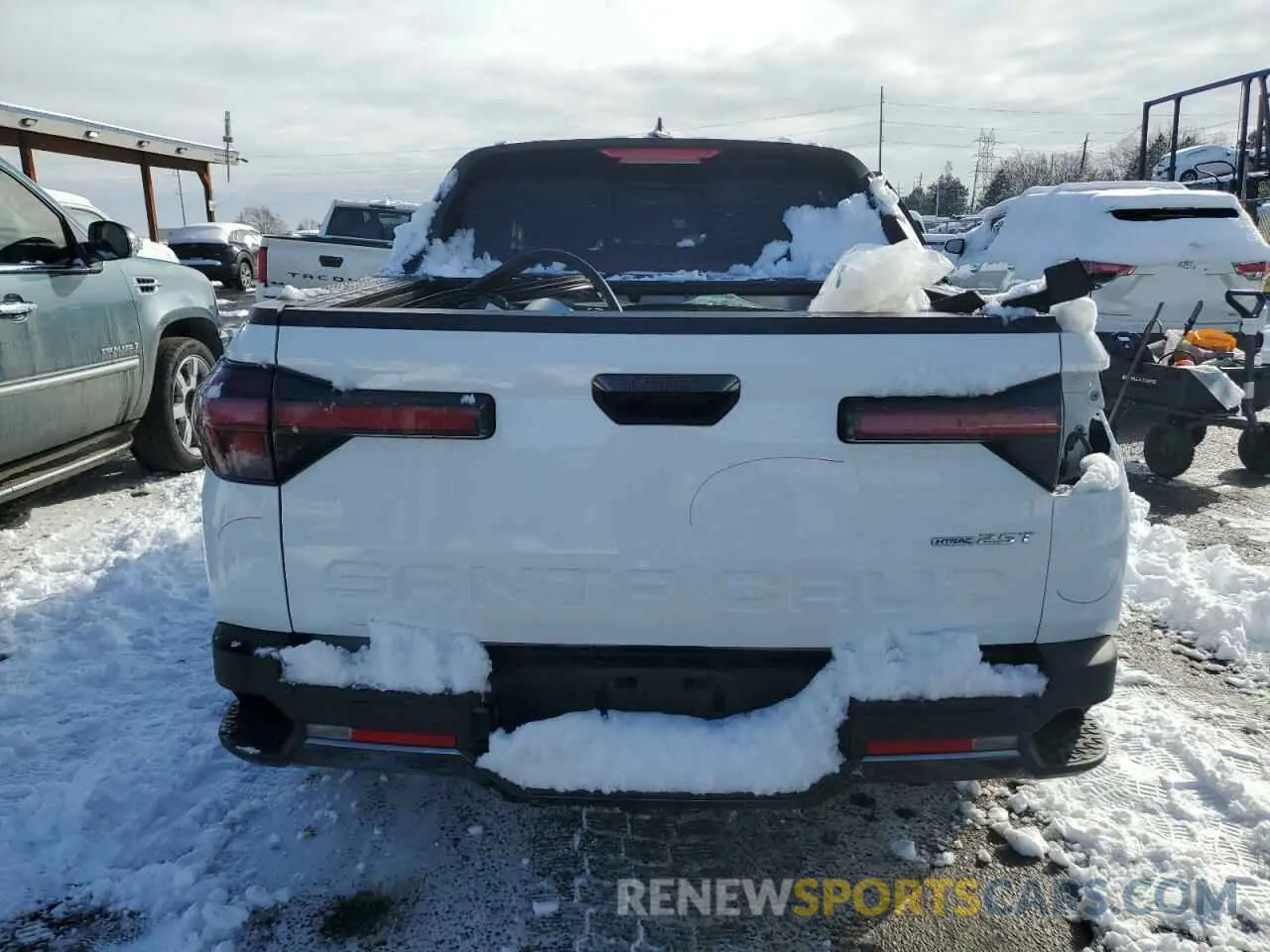 6 fotografías del automóvil dañado 5NTJEDAF0NH002701 HYUNDAI SANTA CRUZ 2022