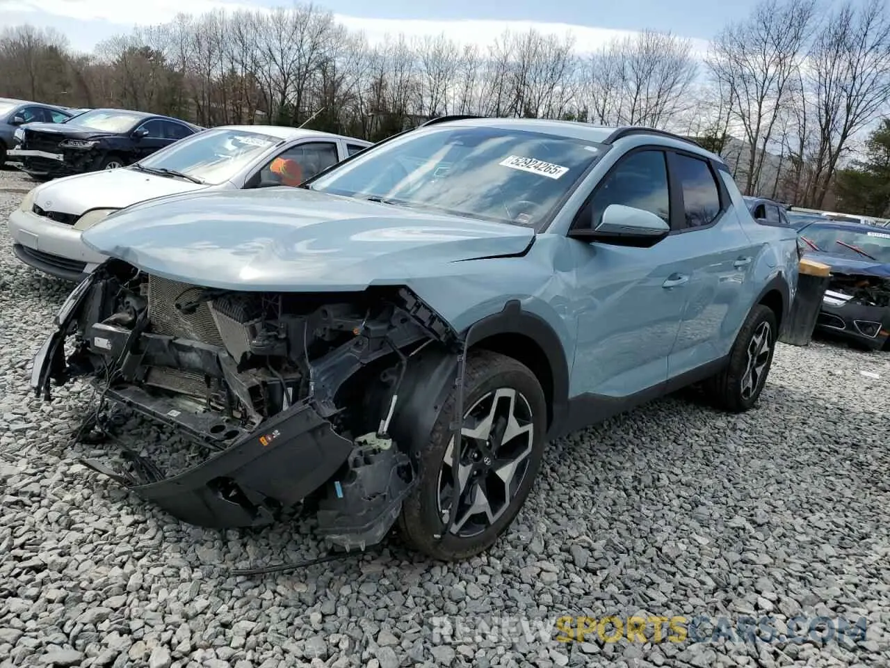 1 fotografías del automóvil dañado 5NTJEDAF0NH013262 HYUNDAI SANTA CRUZ 2022