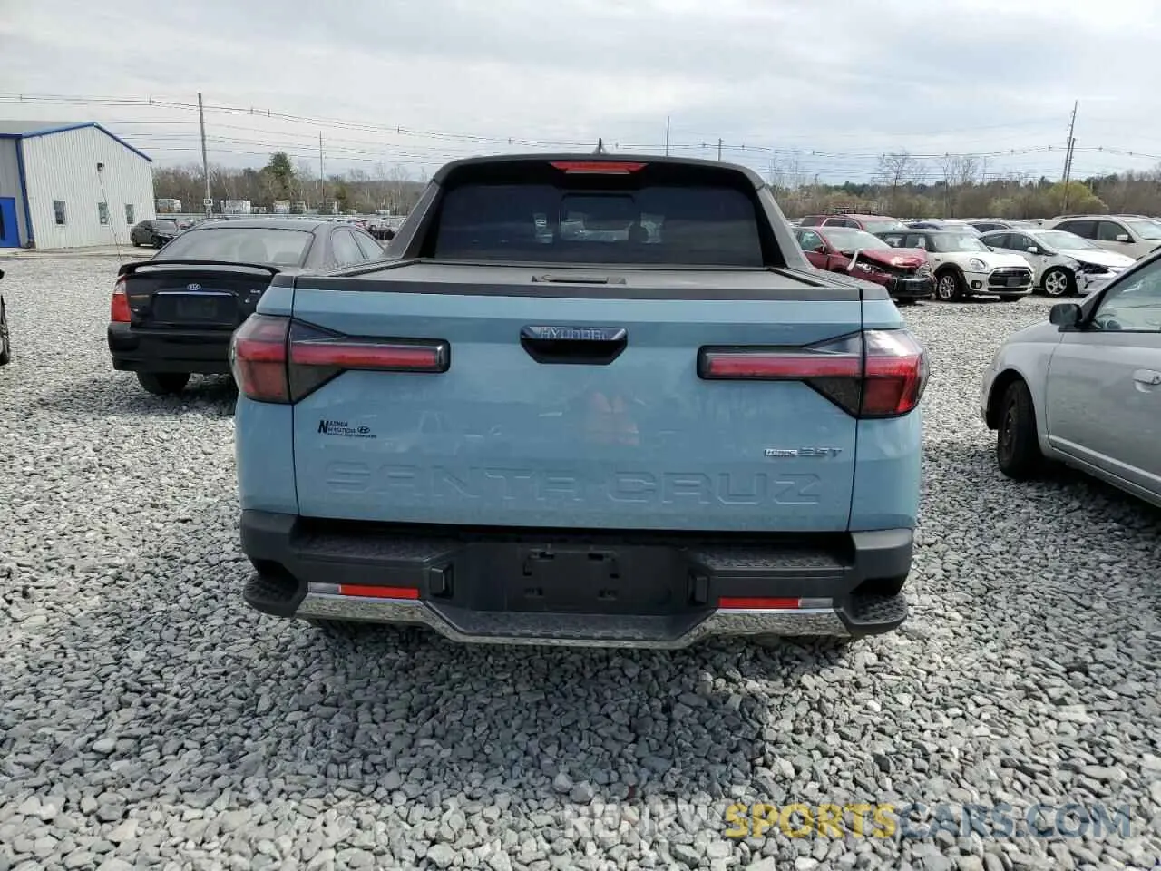 6 fotografías del automóvil dañado 5NTJEDAF0NH013262 HYUNDAI SANTA CRUZ 2022
