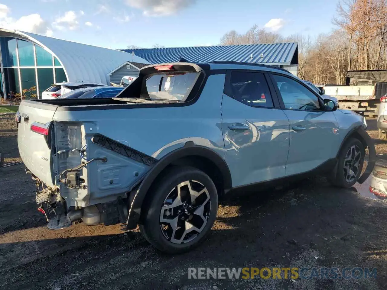 3 fotografías del automóvil dañado 5NTJEDAF0NH028070 HYUNDAI SANTA CRUZ 2022