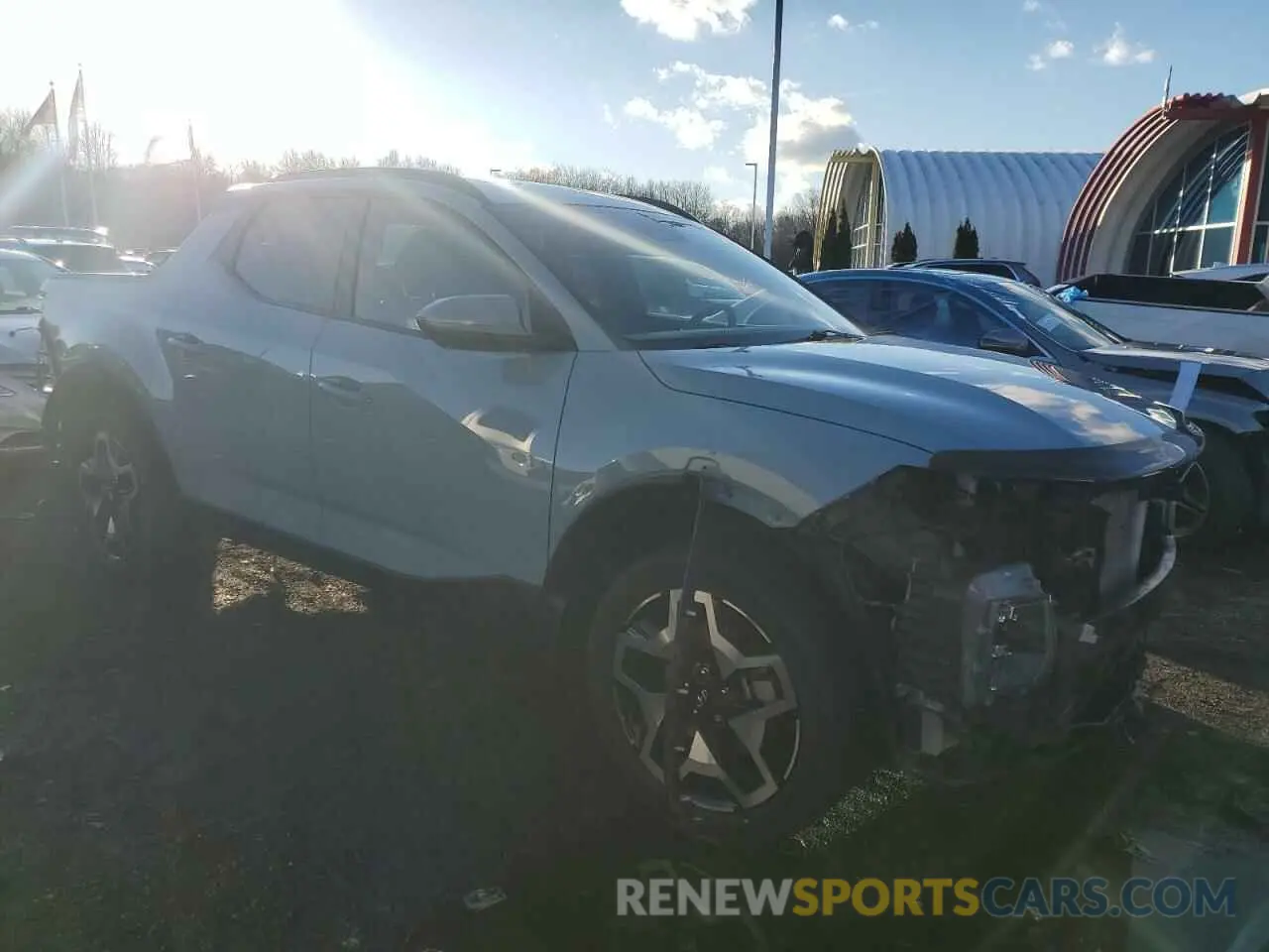 4 fotografías del automóvil dañado 5NTJEDAF0NH028070 HYUNDAI SANTA CRUZ 2022