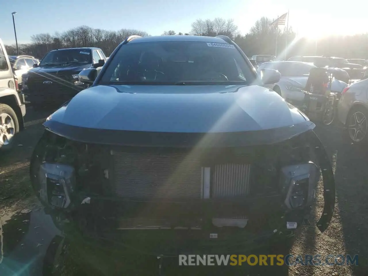 5 fotografías del automóvil dañado 5NTJEDAF0NH028070 HYUNDAI SANTA CRUZ 2022