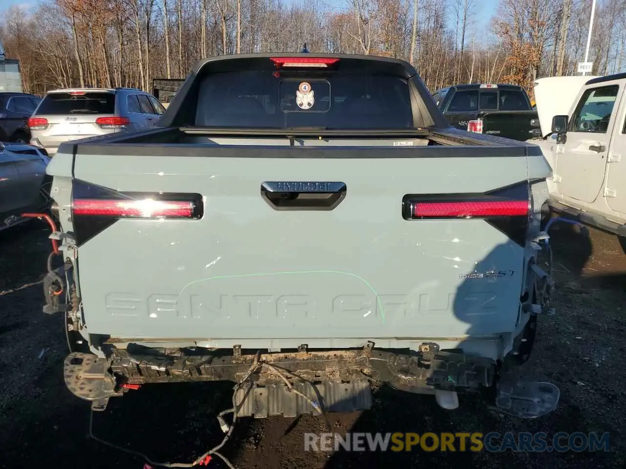 6 fotografías del automóvil dañado 5NTJEDAF0NH028070 HYUNDAI SANTA CRUZ 2022
