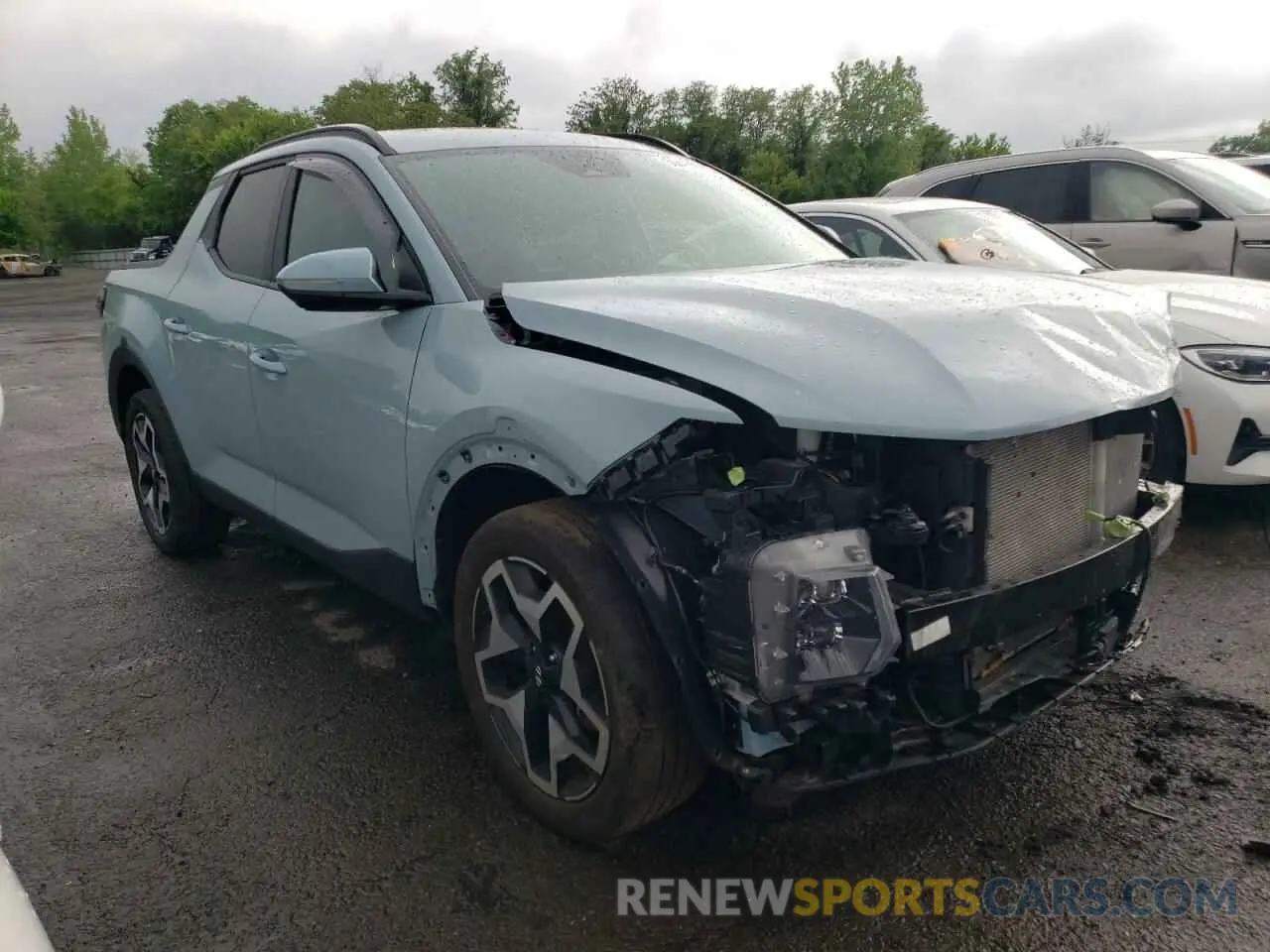 4 fotografías del automóvil dañado 5NTJEDAF1NH034962 HYUNDAI SANTA CRUZ 2022