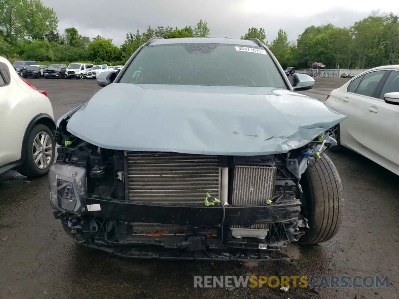 5 fotografías del automóvil dañado 5NTJEDAF1NH034962 HYUNDAI SANTA CRUZ 2022